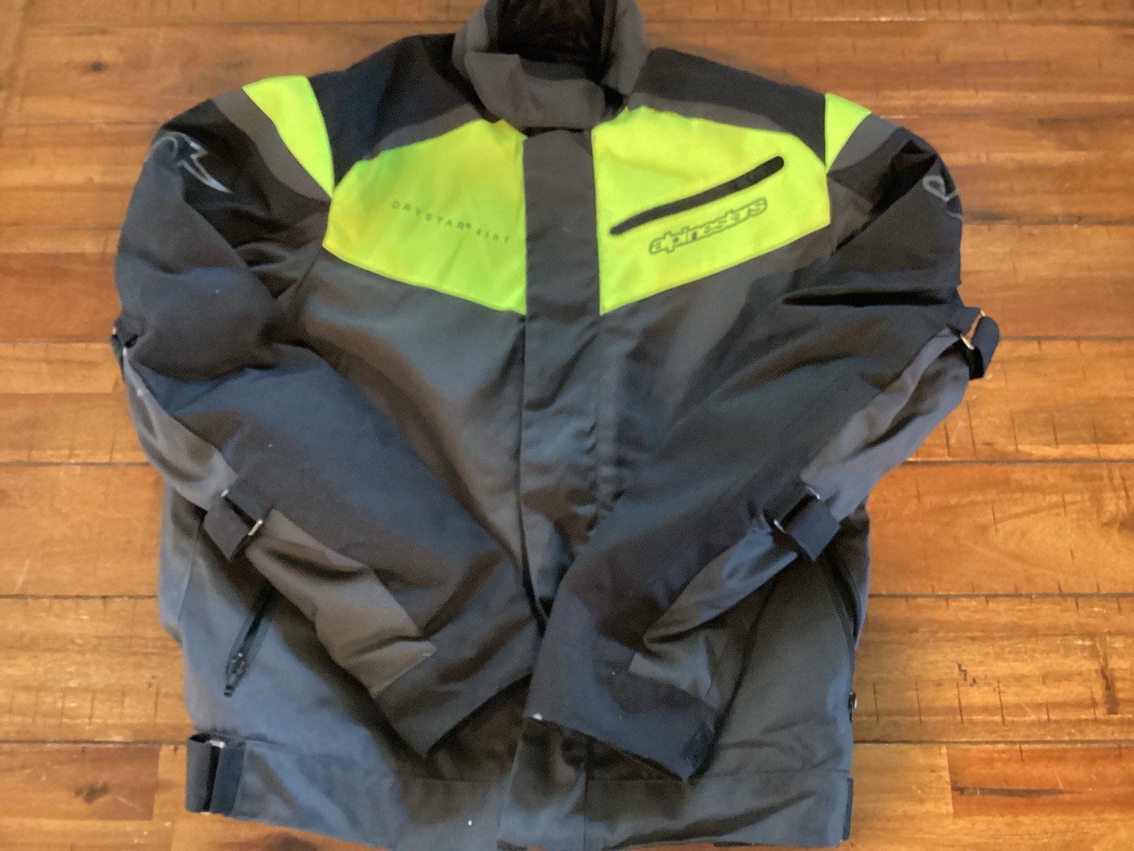 Alpinestars Lucerne Drystar 4 In 1 Jacket Size Medium Black Yellow Armored Alpinestars Lucerne Drystar 4 In 1 Jacket Size Medium Black Yellow Armored