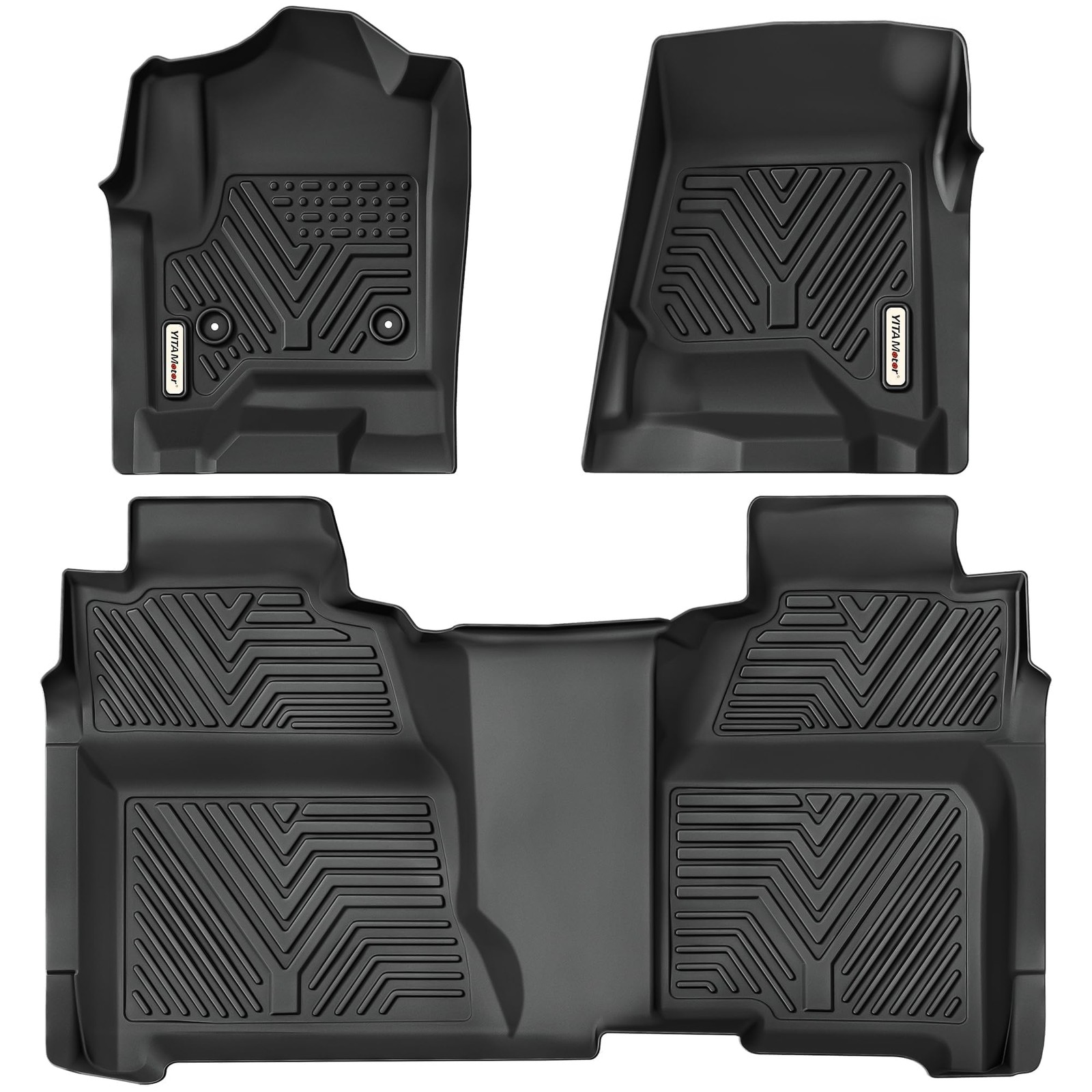 YITAMOTOR Floor Mats Fit 2014-2018 Chevy 38 x 30 x 7 inches, Black YITAMOTOR Floor Mats Fit 2014-2018 Chevy 38 x 30 x 7 inches, Black
