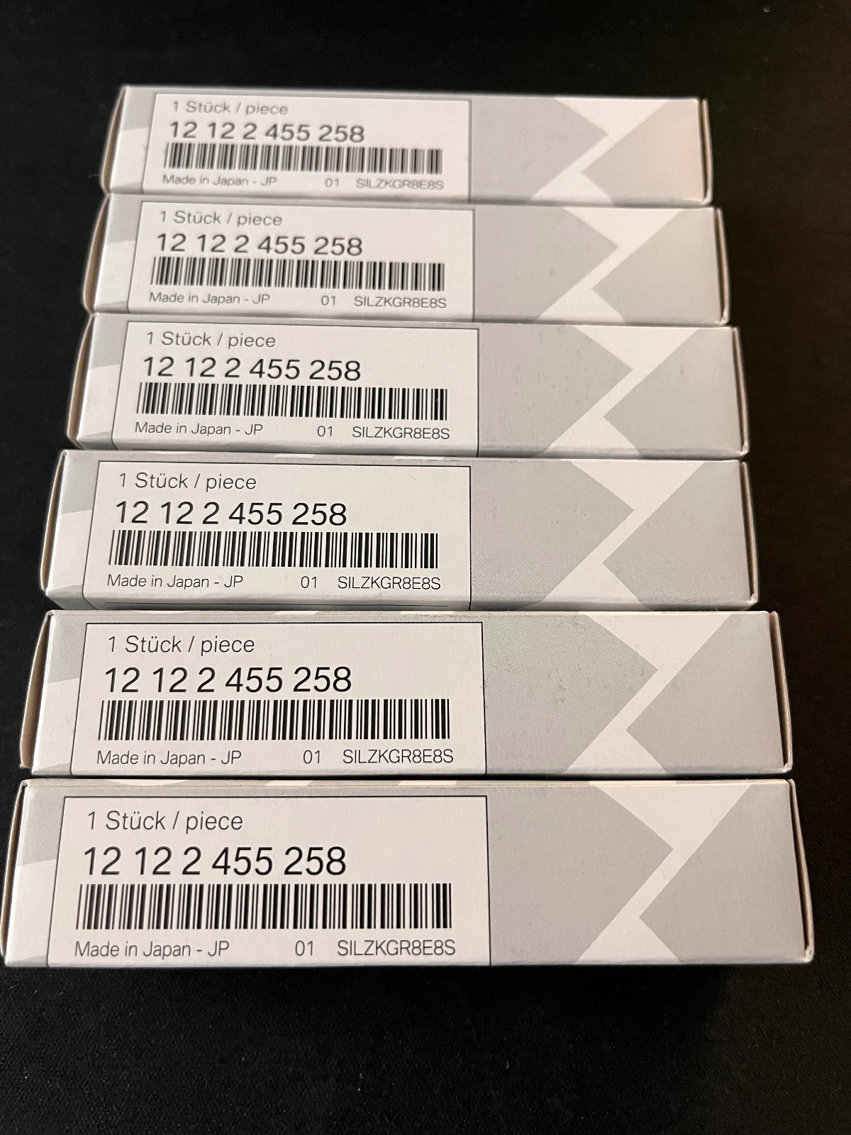 6x Genuine BMW B58D Spark Plugs High Power 12122455258 Z4 G29 M40i A91 MKV Supra