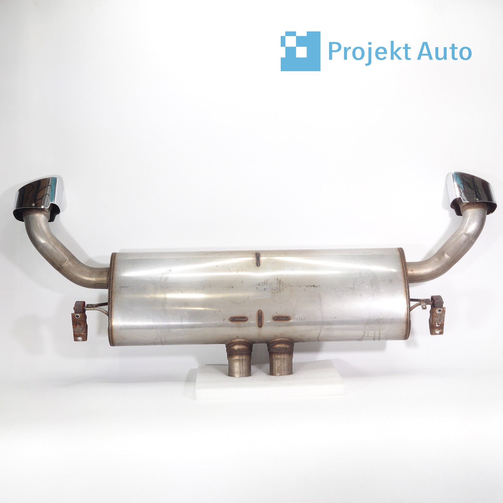11-13 OEM BMW Rear Muffler Assembly M-Sport X5 xDrive50i 7646122 E70