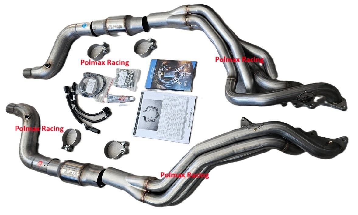 1-7/8'' Stainless Power catted long tube headers 2015-25 Mustang GT 5.0 Coyote 1-7/8'' Stainless Power catted long tube headers 2015-25 Mustang GT 5.0 Coyote