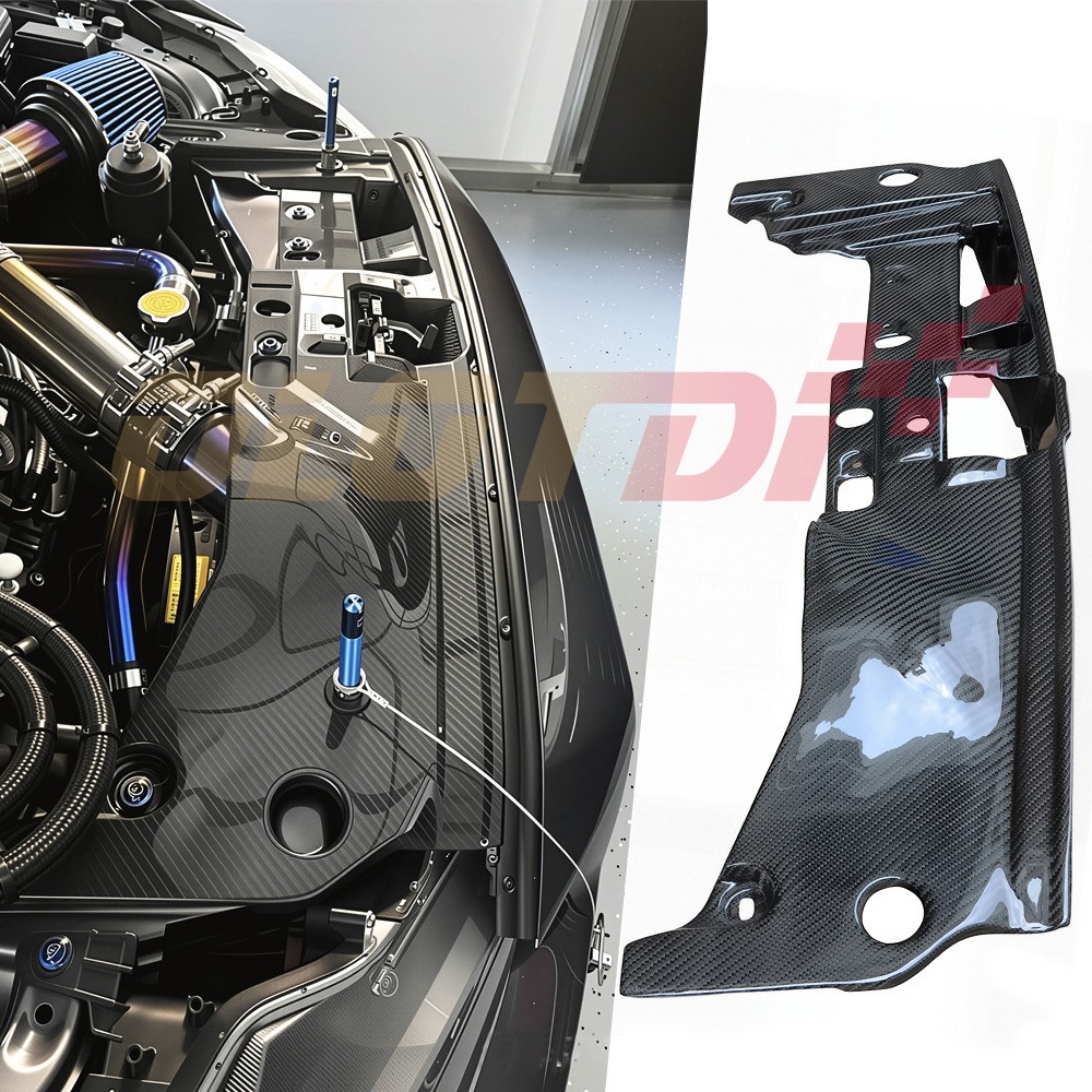 For 2008-09 Mitsubishi Lancer EVO X 10 Carbon Fiber Cooling Panel Plate Radiator