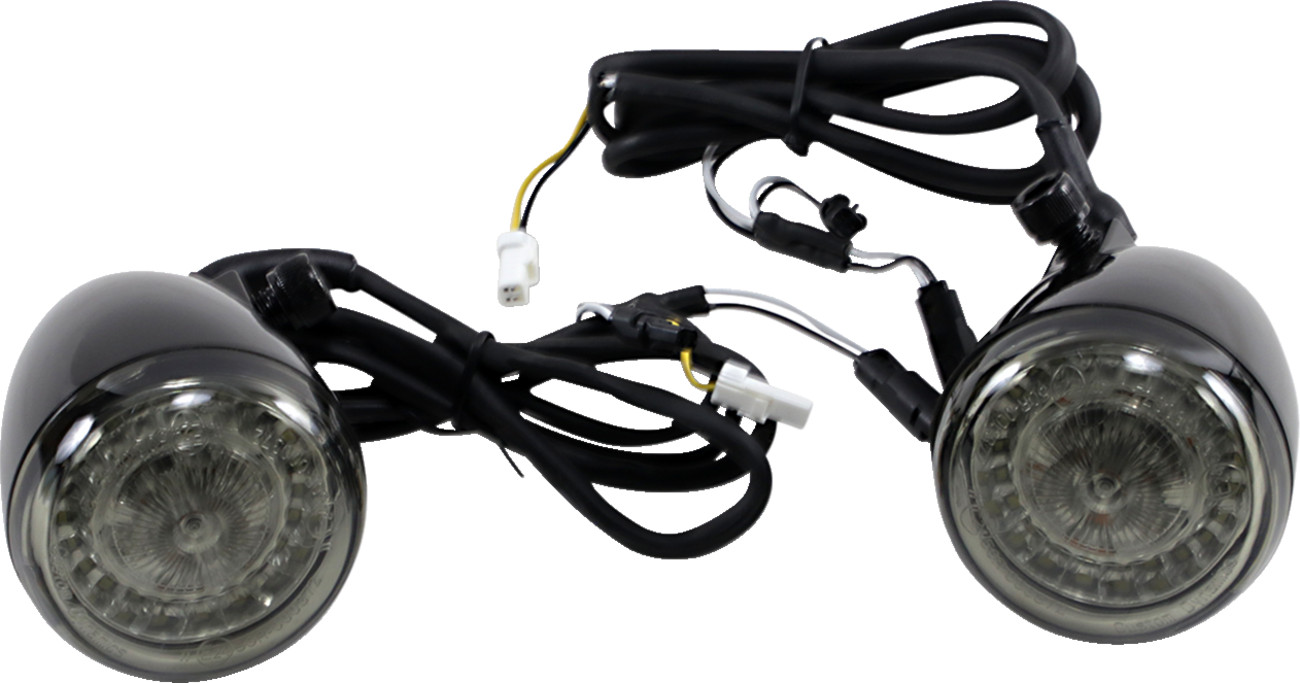 Custom Dynamics ProBEAM Turn Signals Gloss Black PB-IND-ECE-AW-B Indian Chief