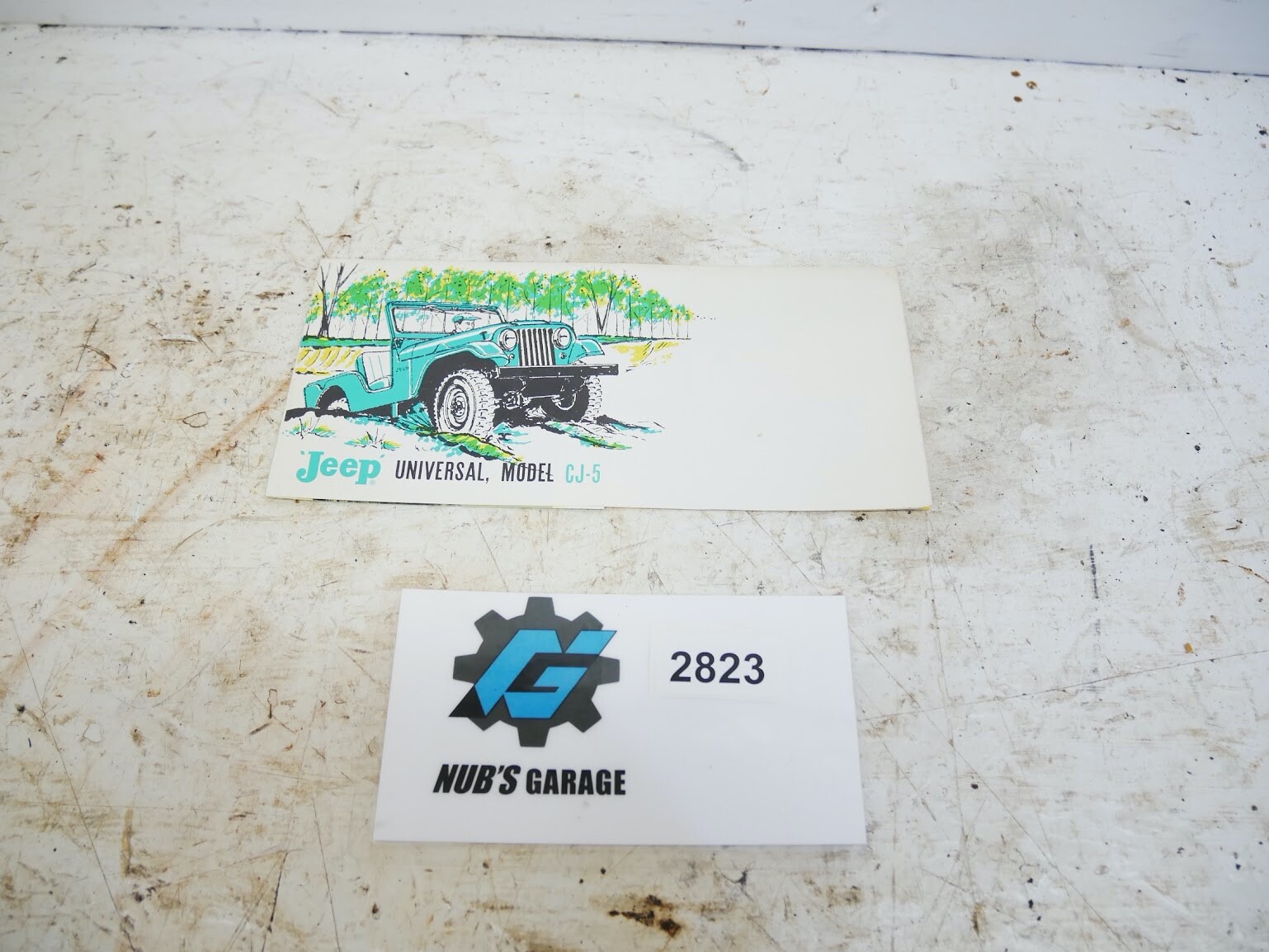 Jeep Universal CJ5 Dealer Brochure F134 Engine, OEM Jeep Universal CJ5 Dealer Brochure F134 Engine, OEM