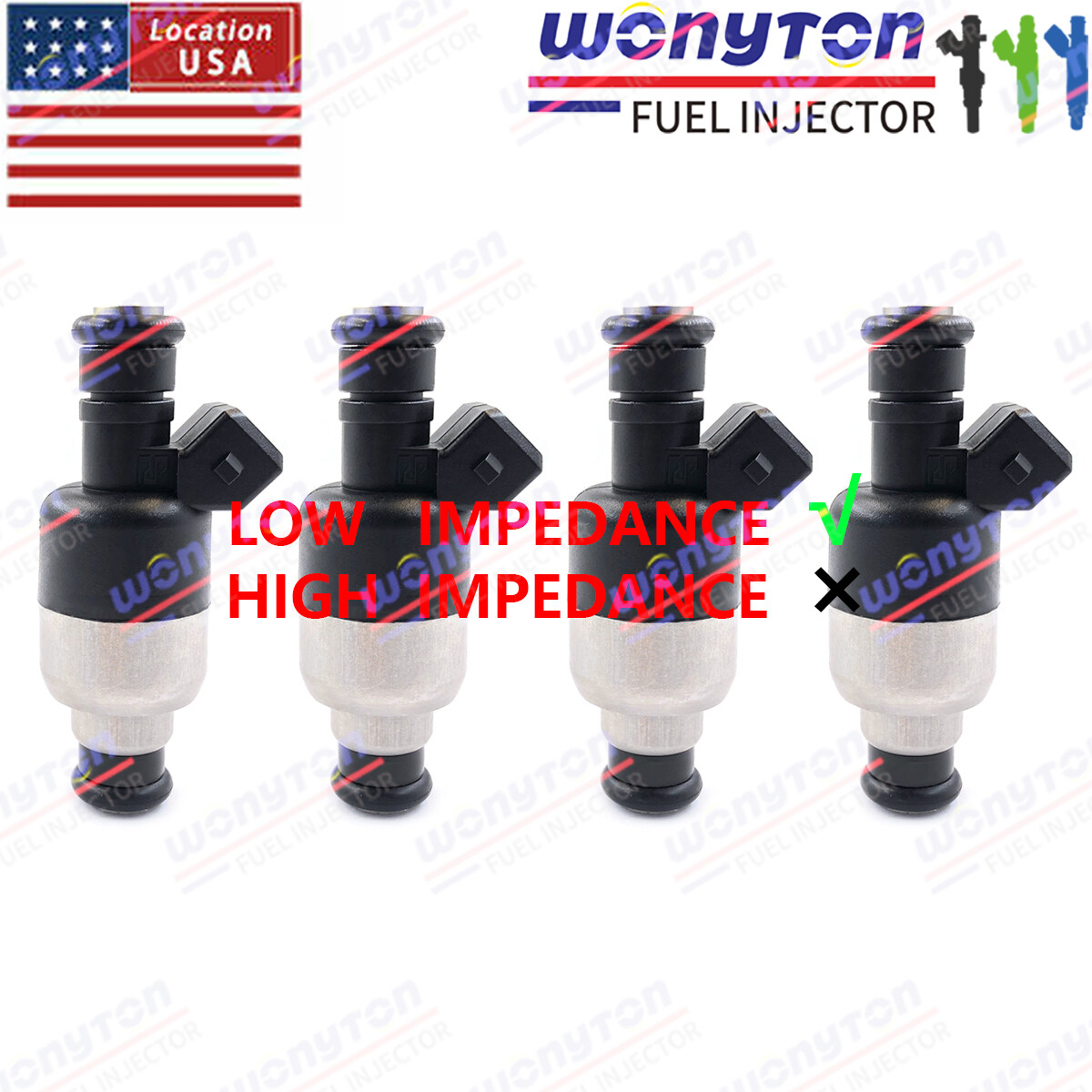 4Pcs Delph* Upgrade Injectors For 1991-1992 Lotus Elan Isuzu Impulse