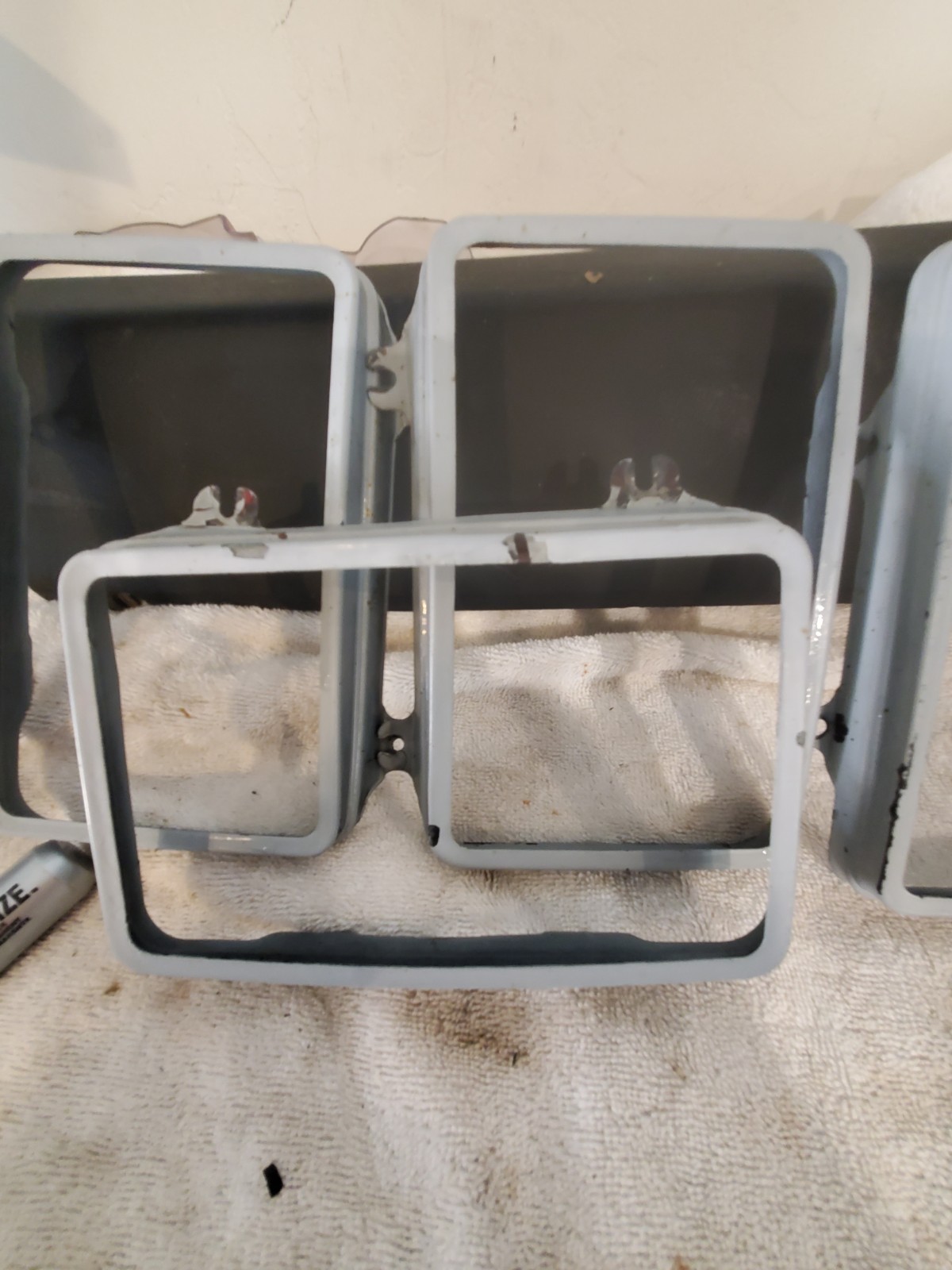 77-81 Firebird Trans Am 82-92 Camaro Headlight Buckets Driver & Passenger Trim 77-81 Firebird Trans Am 82-92 Camaro Headlight Buckets Driver & Passenger Trim