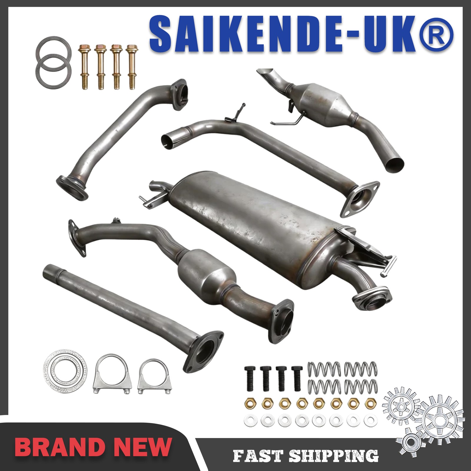 Complete Exhaust System w/ Cat Converter Muffler for Toyota RAV4 2.5L 2013-2018