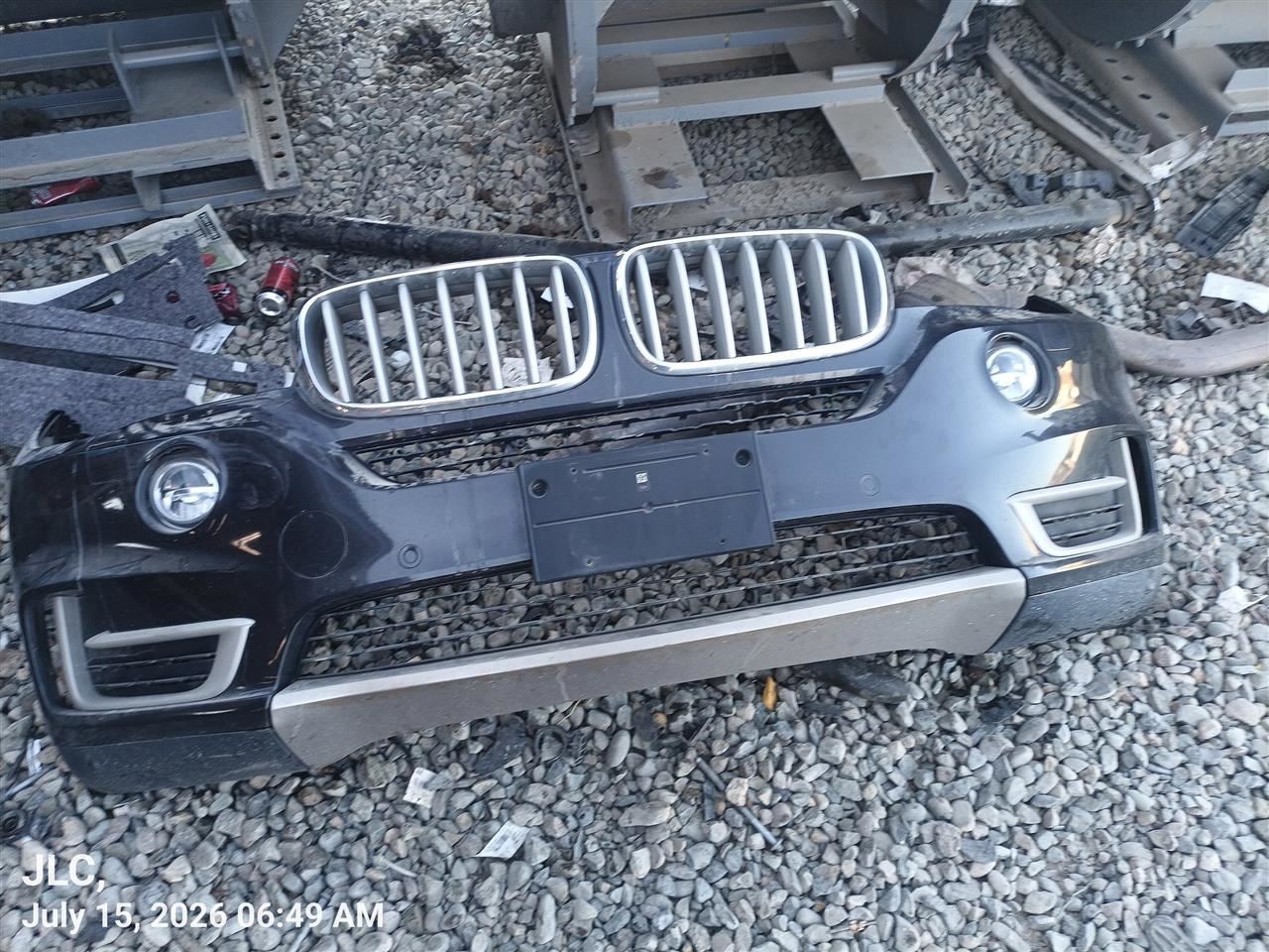 FRONT GRY W/FOG,GRILLE,PARK BUMPER OEM 14-18 BMW X5