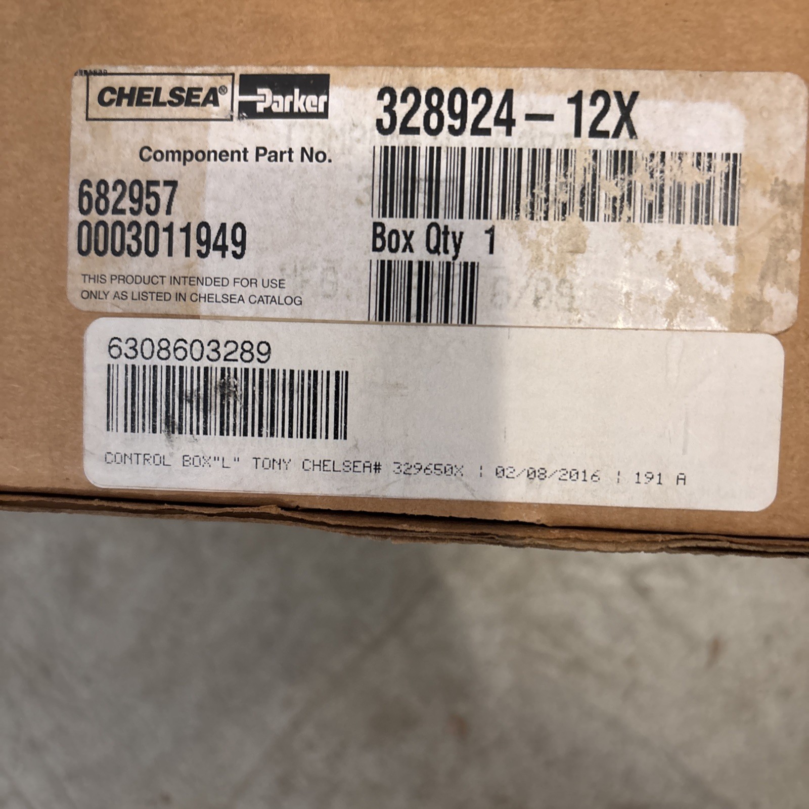 328924-12X Genuine Parker Chelsea Electric Over Speed Control Box 12-24V 328924-12X Genuine Parker Chelsea Electric Over Speed Control Box 12-24V