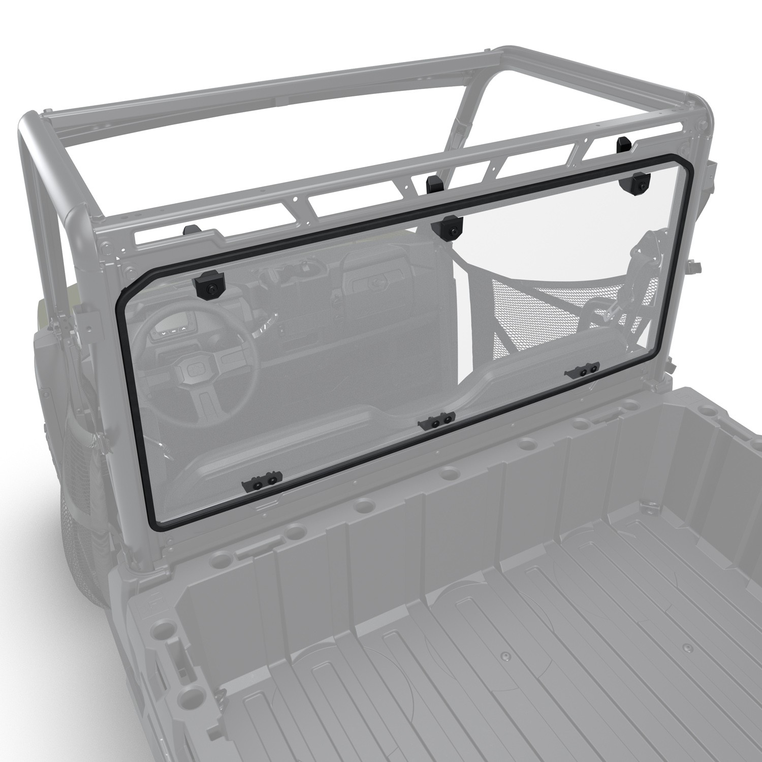 Polaris Lock & Ride Rear Window, Polycarbonate, 2879812