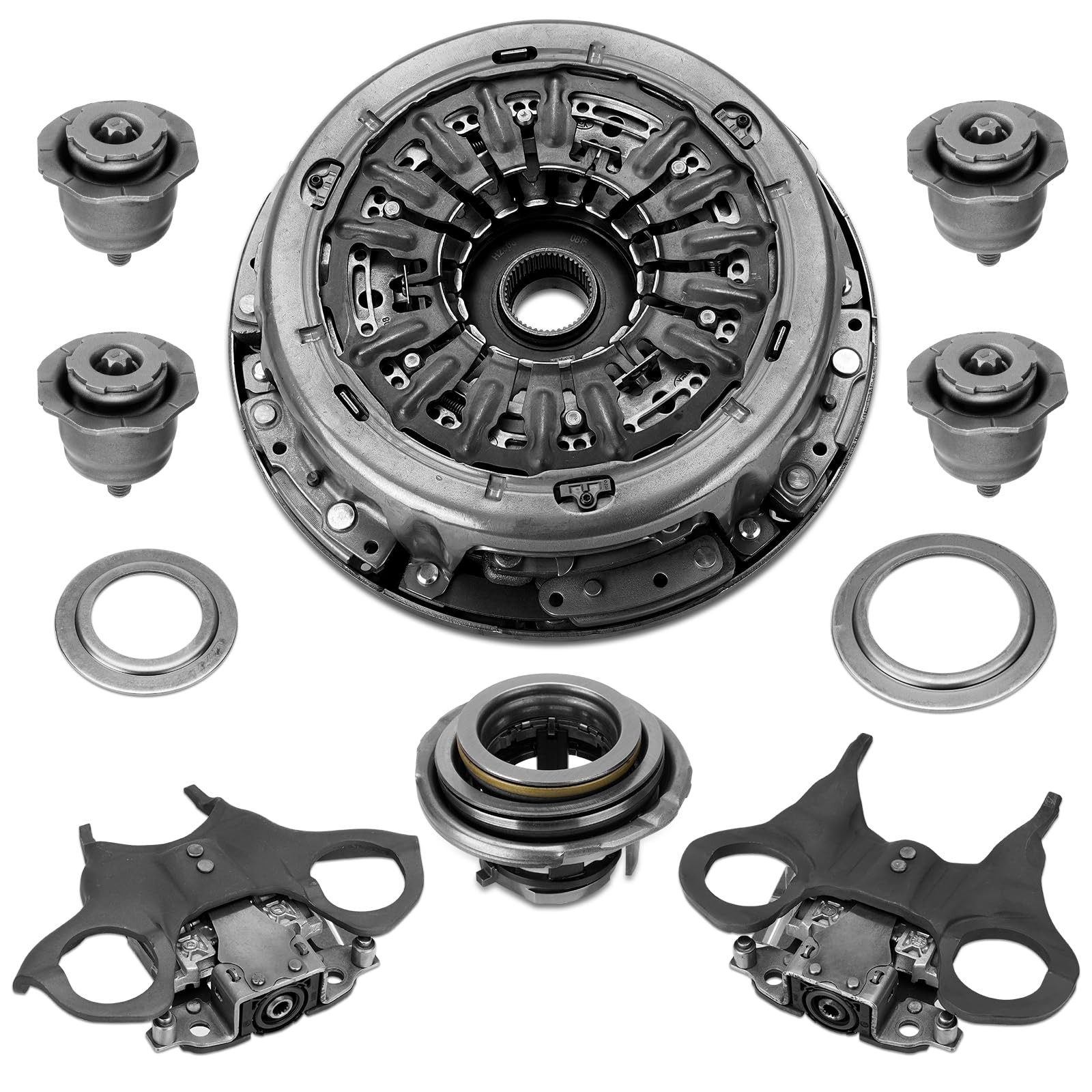 Transmission Dual Clutch Fork Kit 6DCT250 DPS6 For 2012-2019 Ford Focus Fiesta