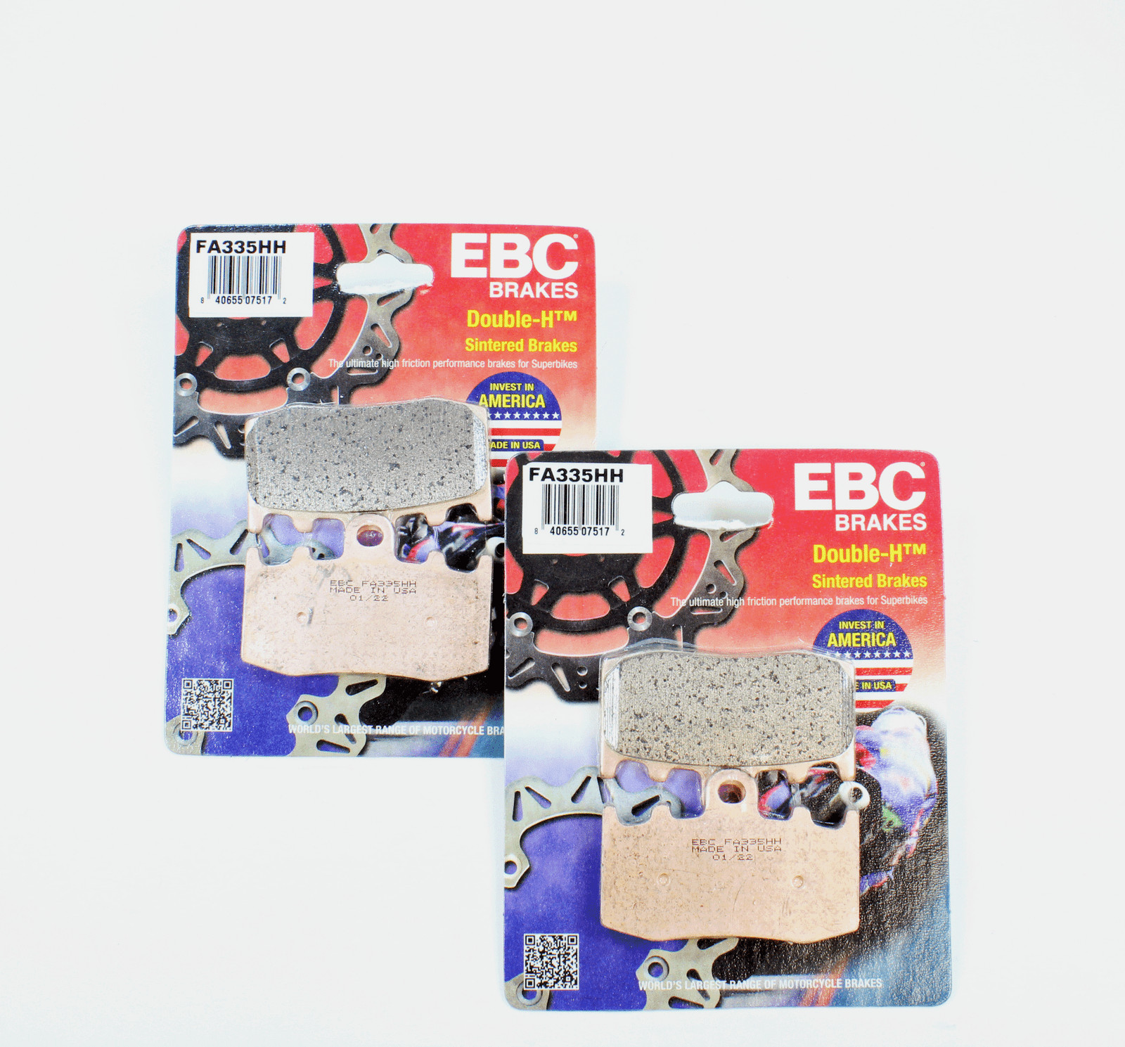 EBC Sintered Brake Pads 2 Pair FA335HH for select BMW models