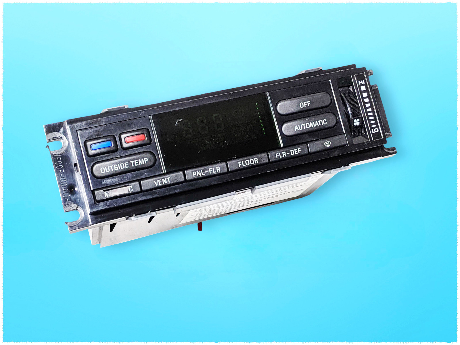 ✅ 88-94 LINCOLN CONTINENTAL OEM AC HEATER CLIMATE CONTROL SWITCH F0DF-18C612-A