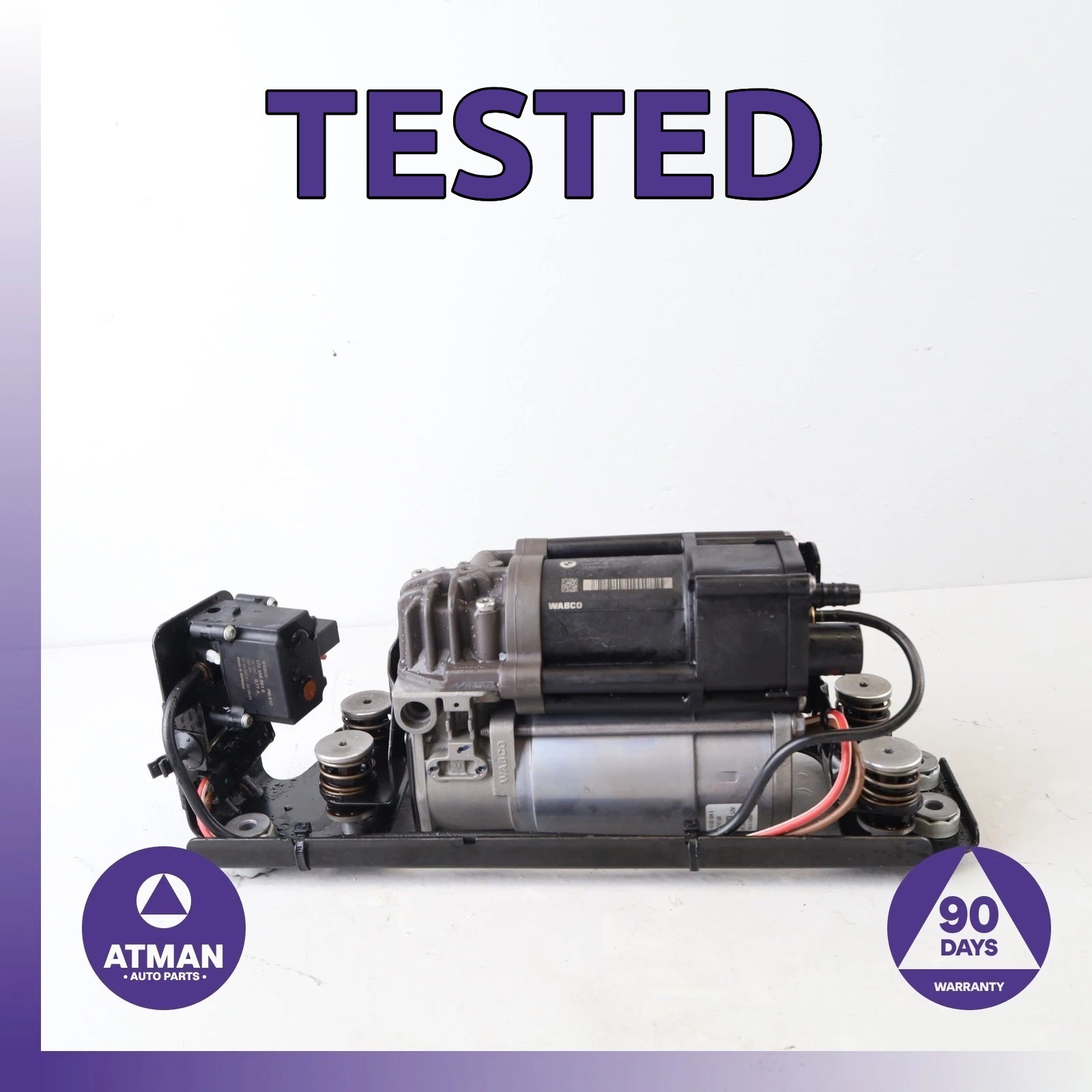 09-17 BMW F02 750i 535i 550i GT Airmatic Air Suspension Compressor Pump OEM 09-17 BMW F02 750i 535i 550i GT Airmatic Air Suspension Compressor Pump OEM