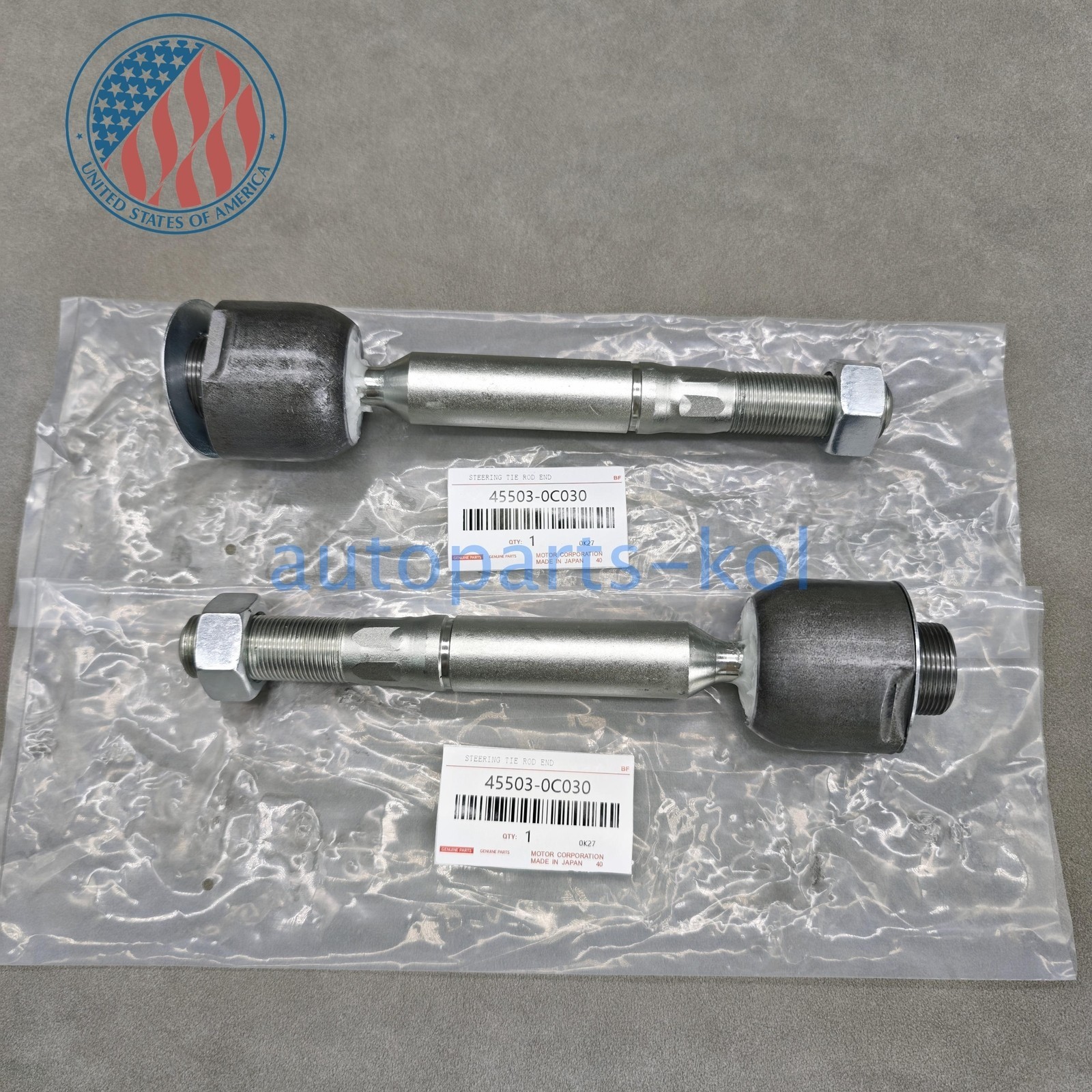 2X STEERING TIE ROD END FOR TOYOTA 07-21 TUNDRA - 08-22 SEQUOIA 45503-0C030 NEW