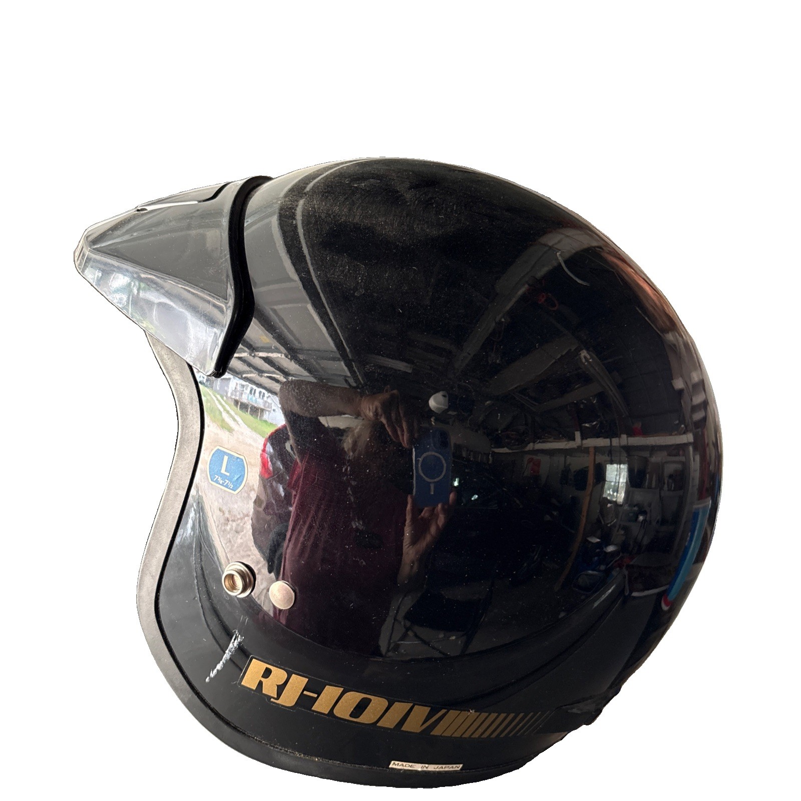 Vintage Shoei RJ-10IV Platinum Motorcycle Helmet Size Large Vintage Shoei RJ-10IV Platinum Motorcycle Helmet Size Large