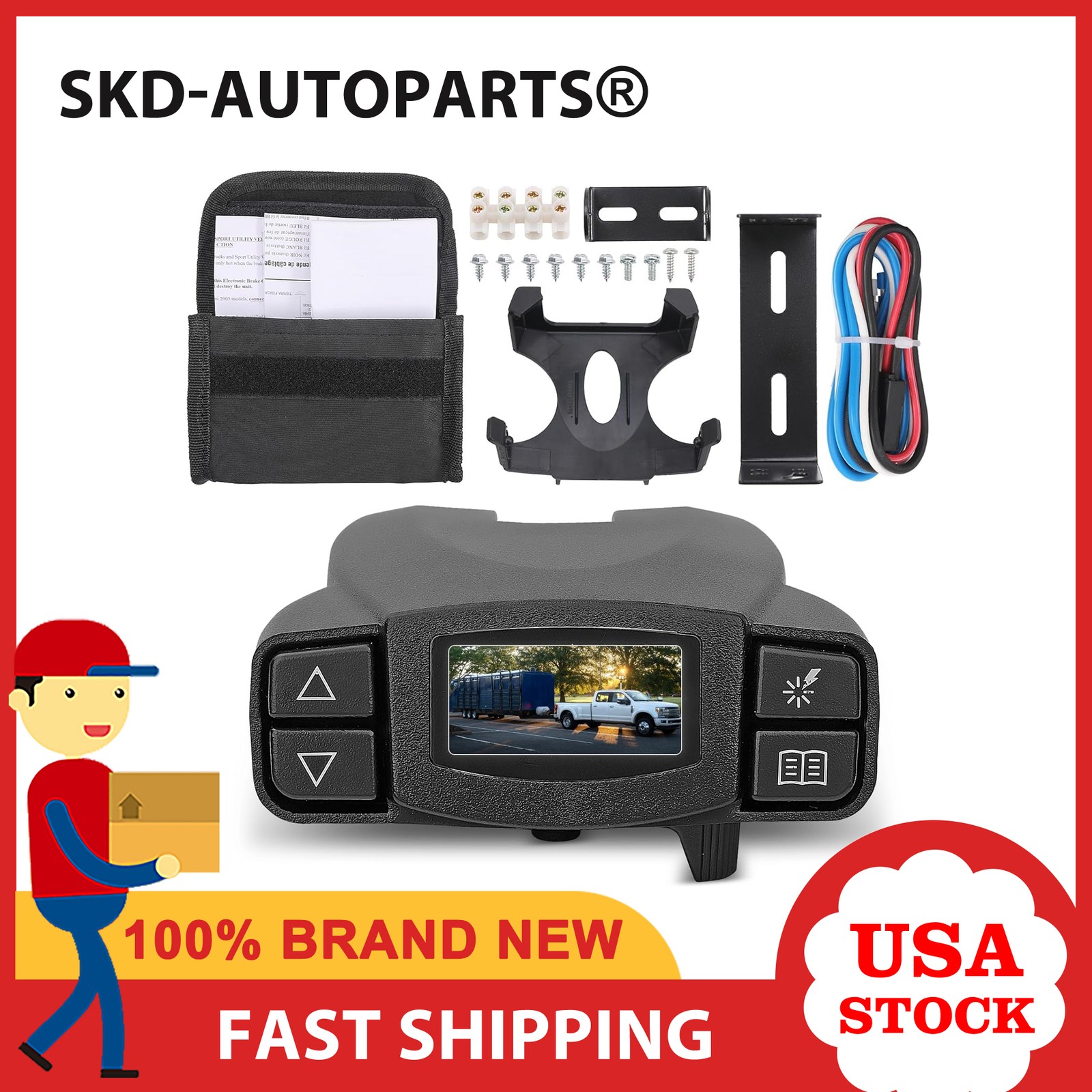 For Tekonsha P3 Prodigy Electric Trailer Brake Control Module Controller 90195