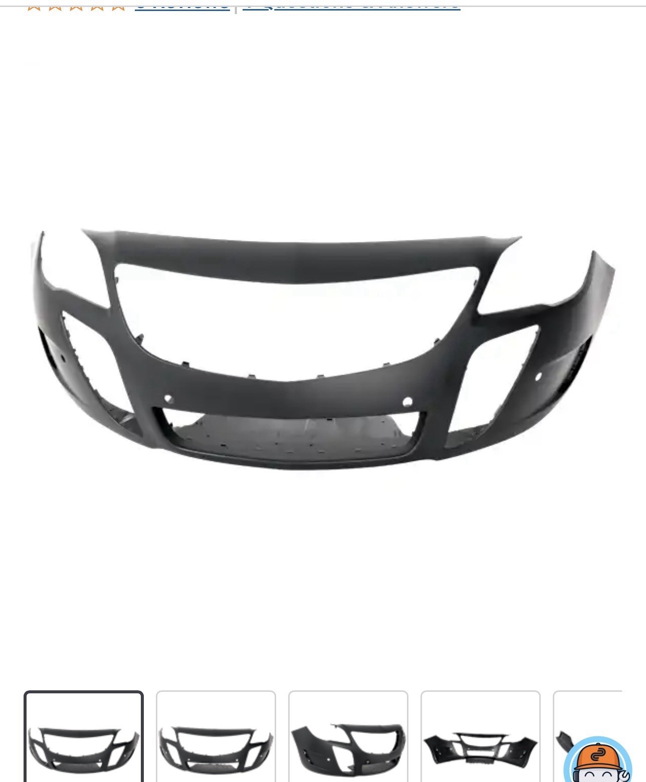Buick Regal Gs 14-17 Front Bumper Buick Regal Gs 14-17 Front Bumper