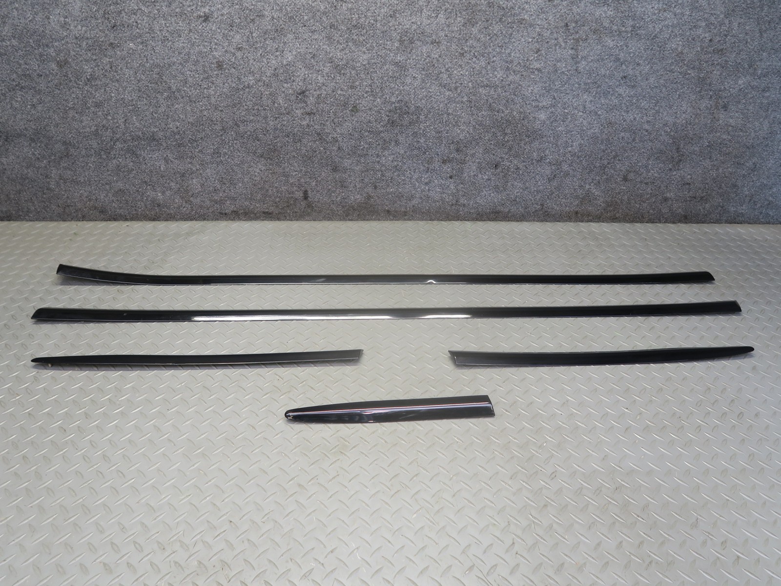 83-95 PORSCHE 928 S4 RIGHT LEFT FENDER DOOR QUARTER BODY MOLDING PANEL SET OF 5