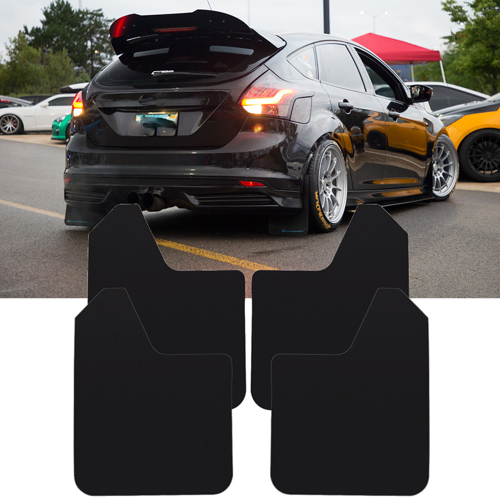 4PCS Mud Flaps Splash Guards Mudguards Mudflaps Fender For Ford Focus ST RT
