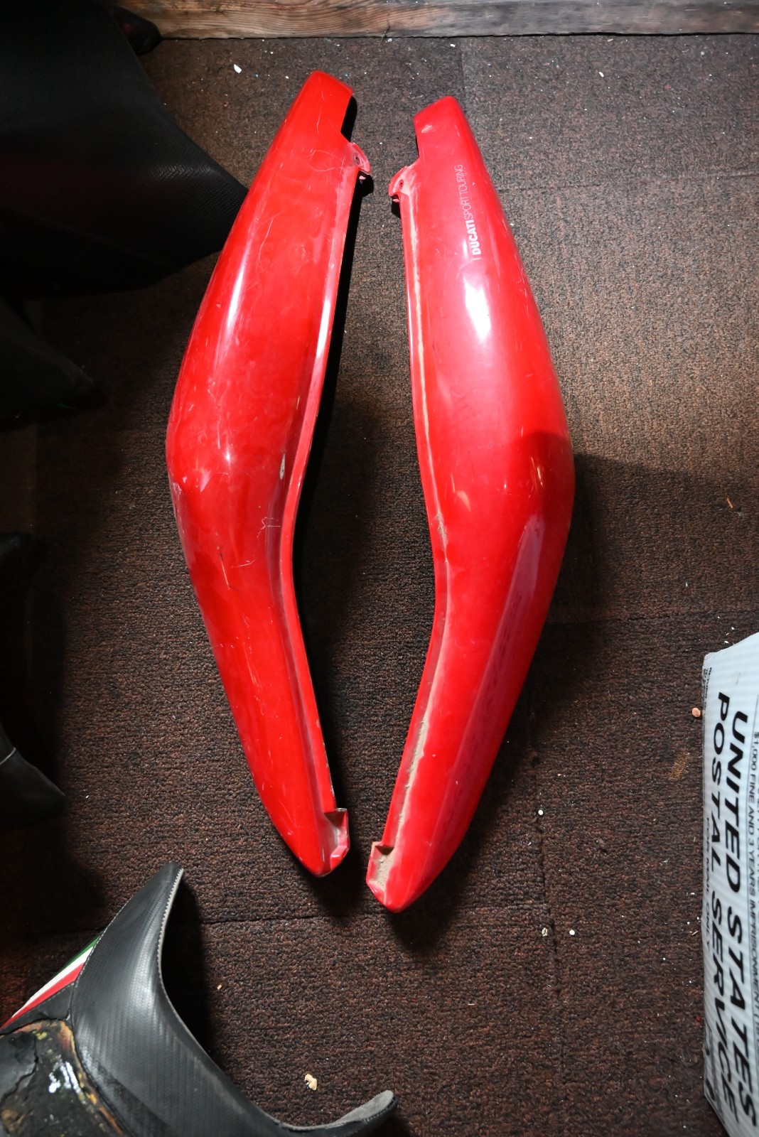 Ducati St2 st4 side seat fairings covers Ducati St2 st4 side seat fairings covers