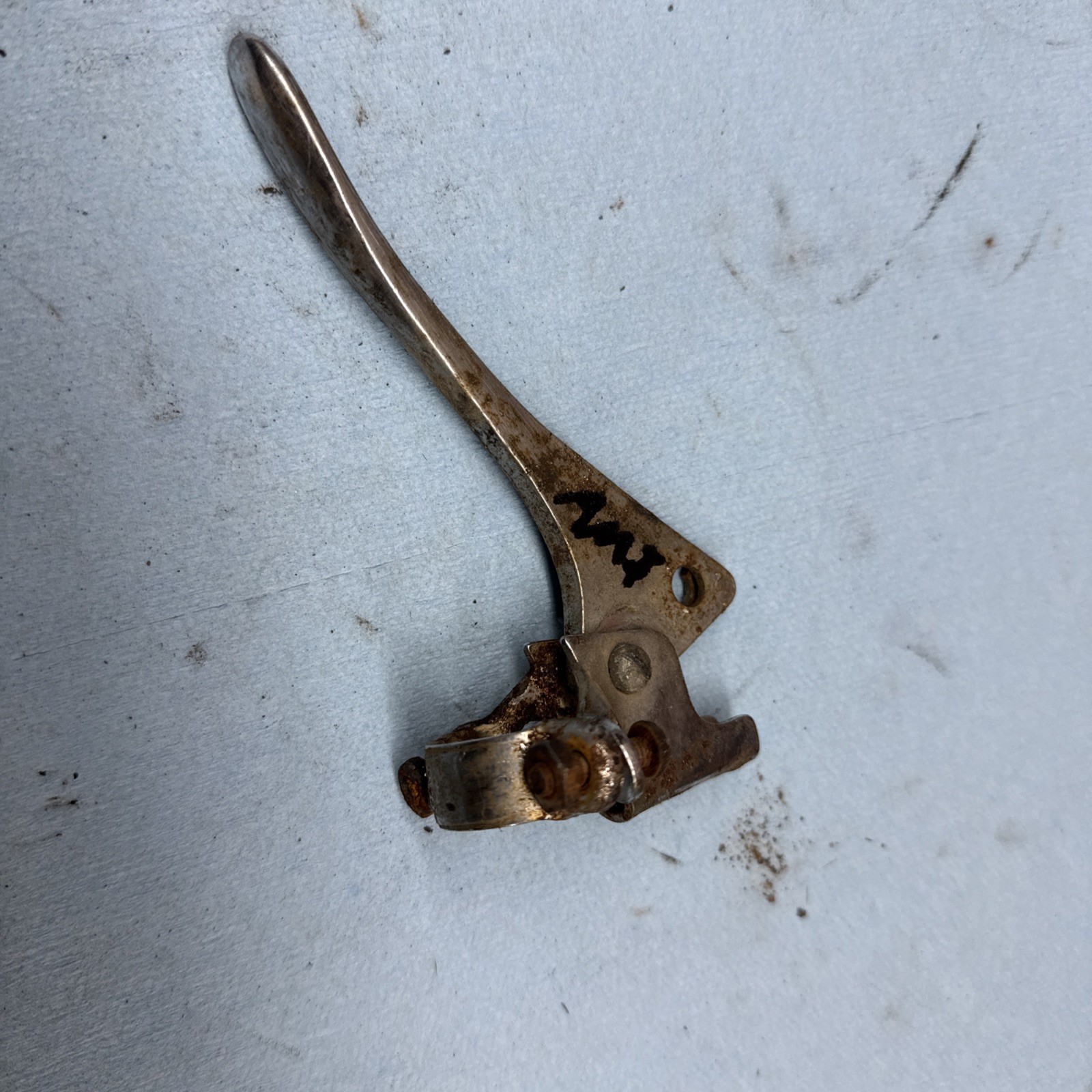 1970’s ??? AMF Mark V Harley Vintage Snowmobile Misc. Brake Lever And Perch 1970’s ??? AMF Mark V Harley Vintage Snowmobile Misc. Brake Lever And Perch