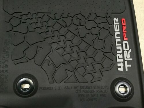 Genuine Toyota 4Runner TRD Pro All Weather Floor Liners/Mats
