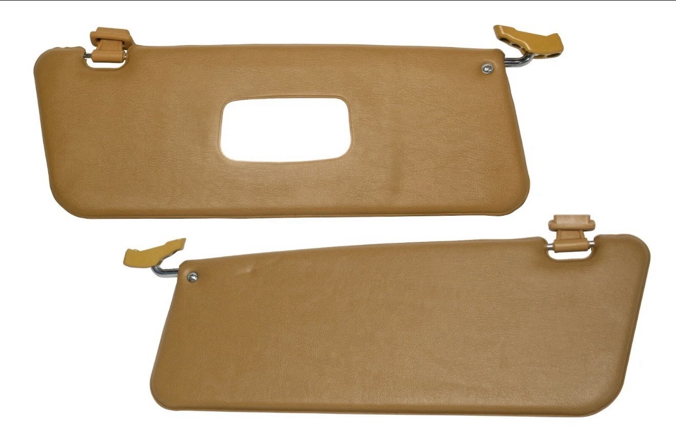 New 1972-1985 R107 Mercedes-Benz Palomino Sun Visor Kit Aftermarket