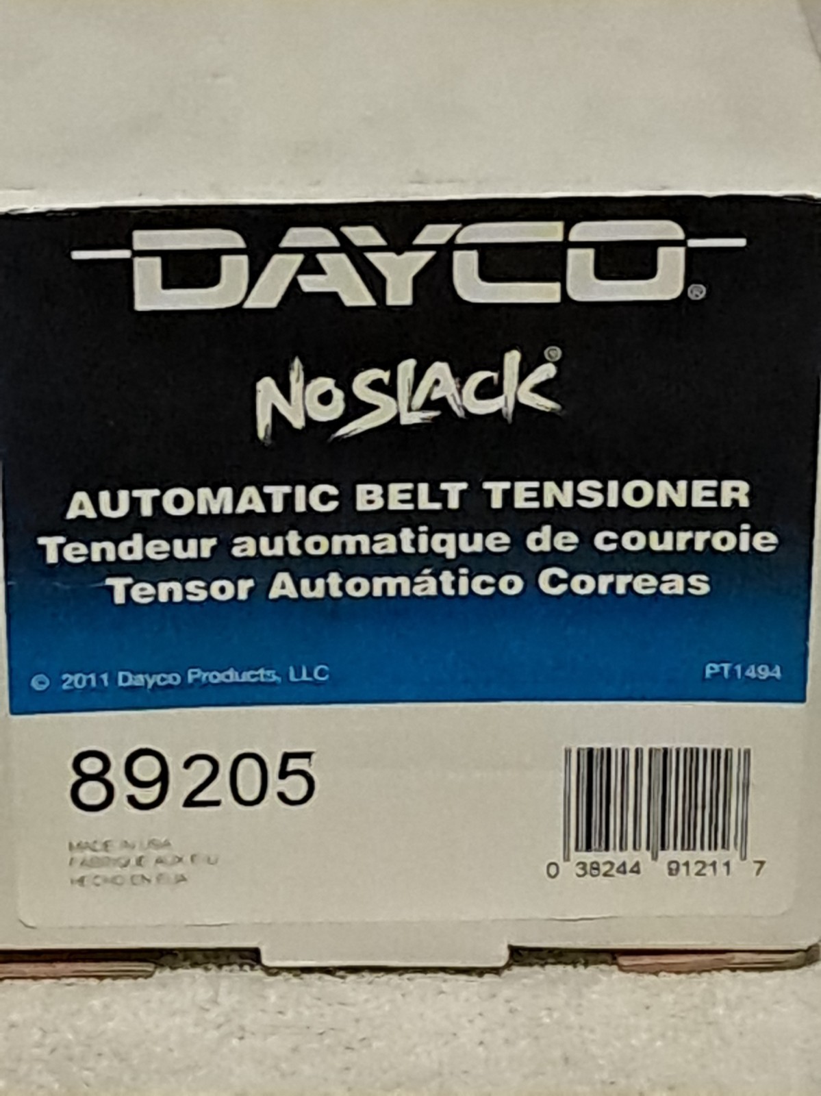 Dayco 89205 Belt Tensioner Ford Mustang & Thunderbird 2.3L 1987-1993