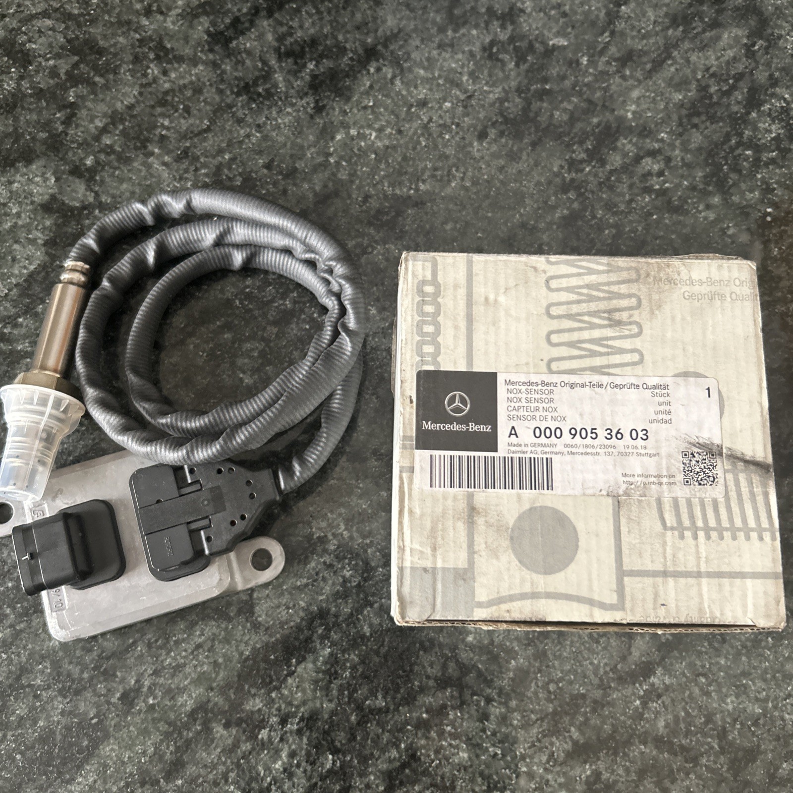 A 000 905 36 03 NOX sensor Mercedes-Benz sprinter brand new OEM equipment A 000 905 36 03 NOX sensor Mercedes-Benz sprinter brand new OEM equipment