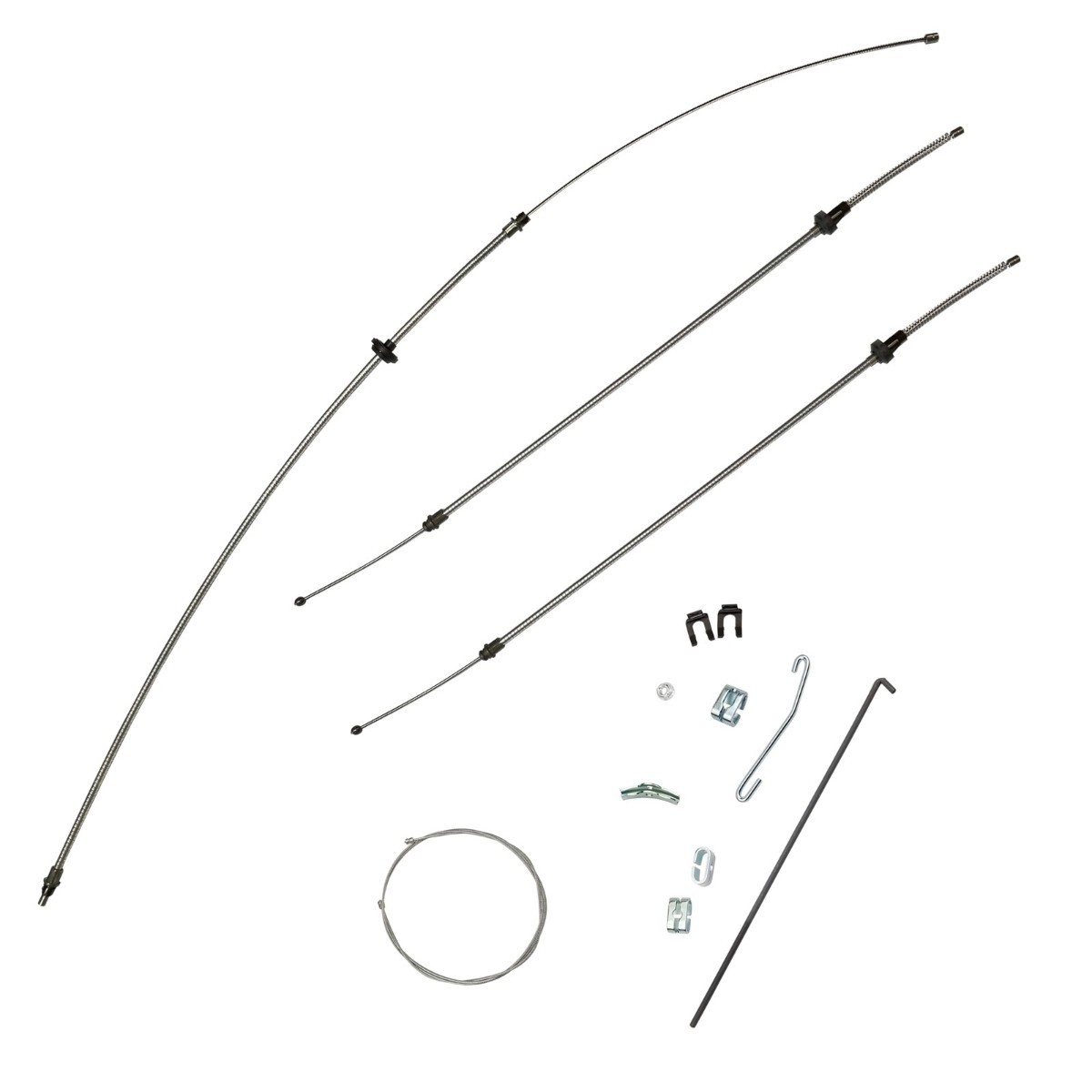 Parking Brake Cable Kit With Intermediate Cable 1970-71 Dodge Challenger OE