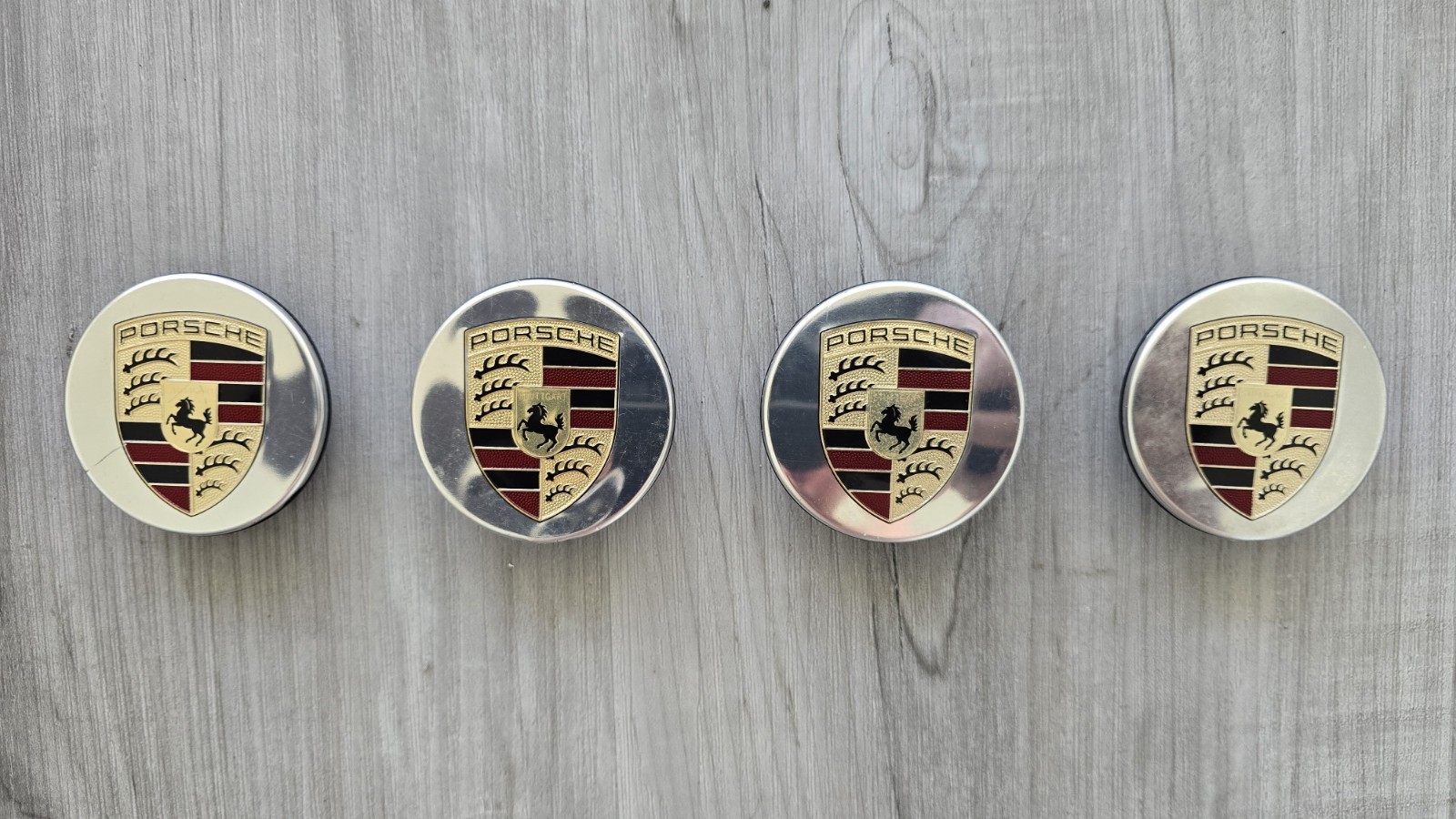 Porsche OEM Center lock Center Caps (Set Of Four) Porsche OEM Center lock Center Caps (Set Of Four)