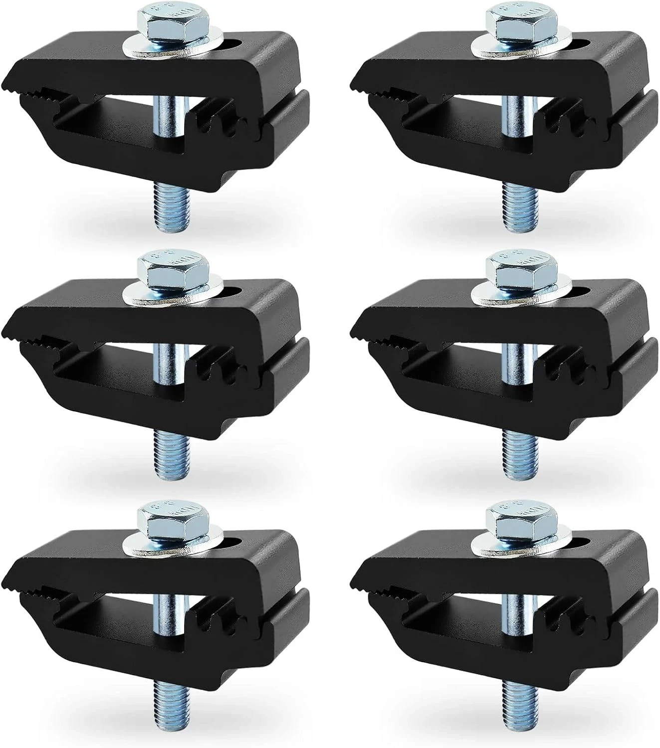 6PCS Aluminum Truck Bed Tonneau Cover Mounting Clamps ReplacemenT 1112514 6PCS Aluminum Truck Bed Tonneau Cover Mounting Clamps ReplacemenT 1112514
