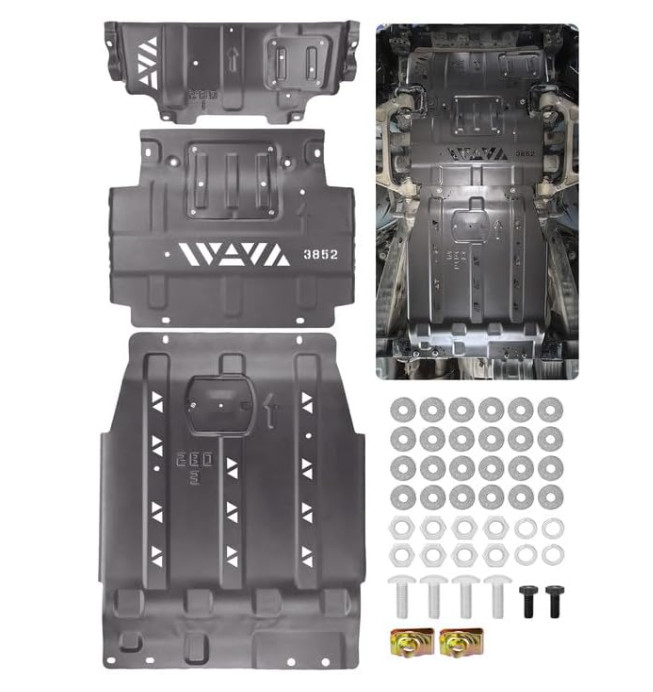 Full Skid Plate Kit For Ford F150 2015-2022 Heavy-Duty Complete Underbody Steel Full Skid Plate Kit For Ford F150 2015-2022 Heavy-Duty Complete Underbody Steel