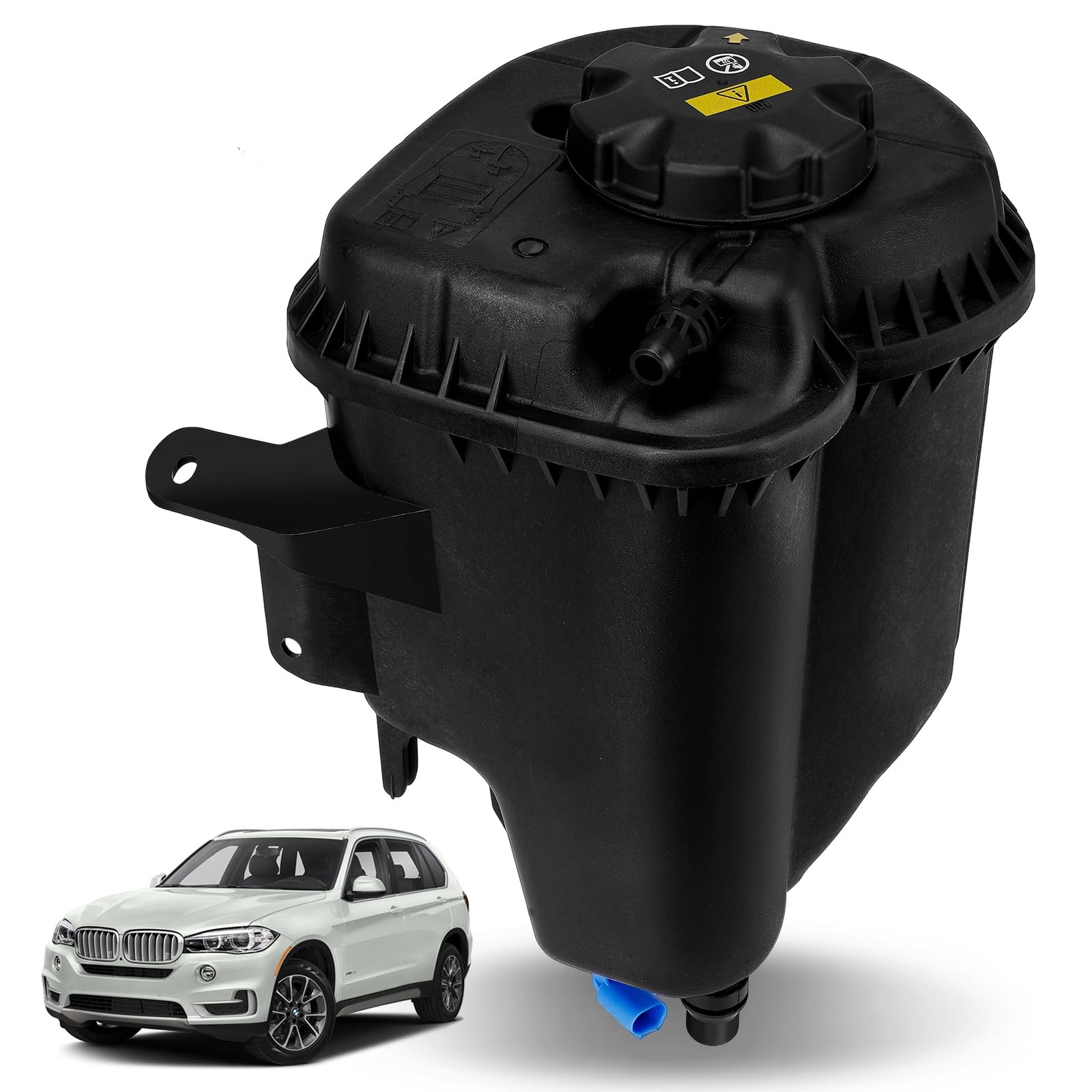 For 07-19 BMW X5 X6 Coolant Reservoir Tank W/ Sensor & Cap 17138621092 603-361