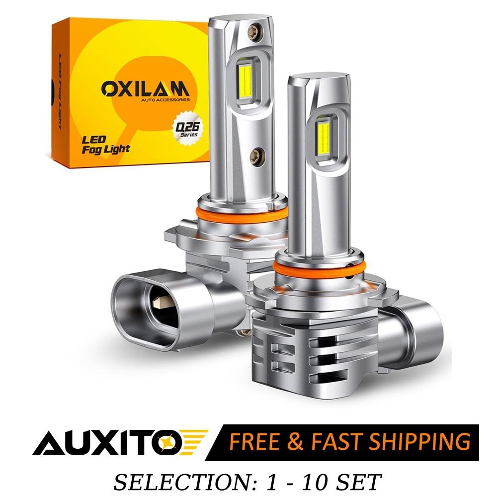 2-20X H10 9140 9145 LED Headlight Fog Light Bulb Hi Low Beam 6500K White Canbus