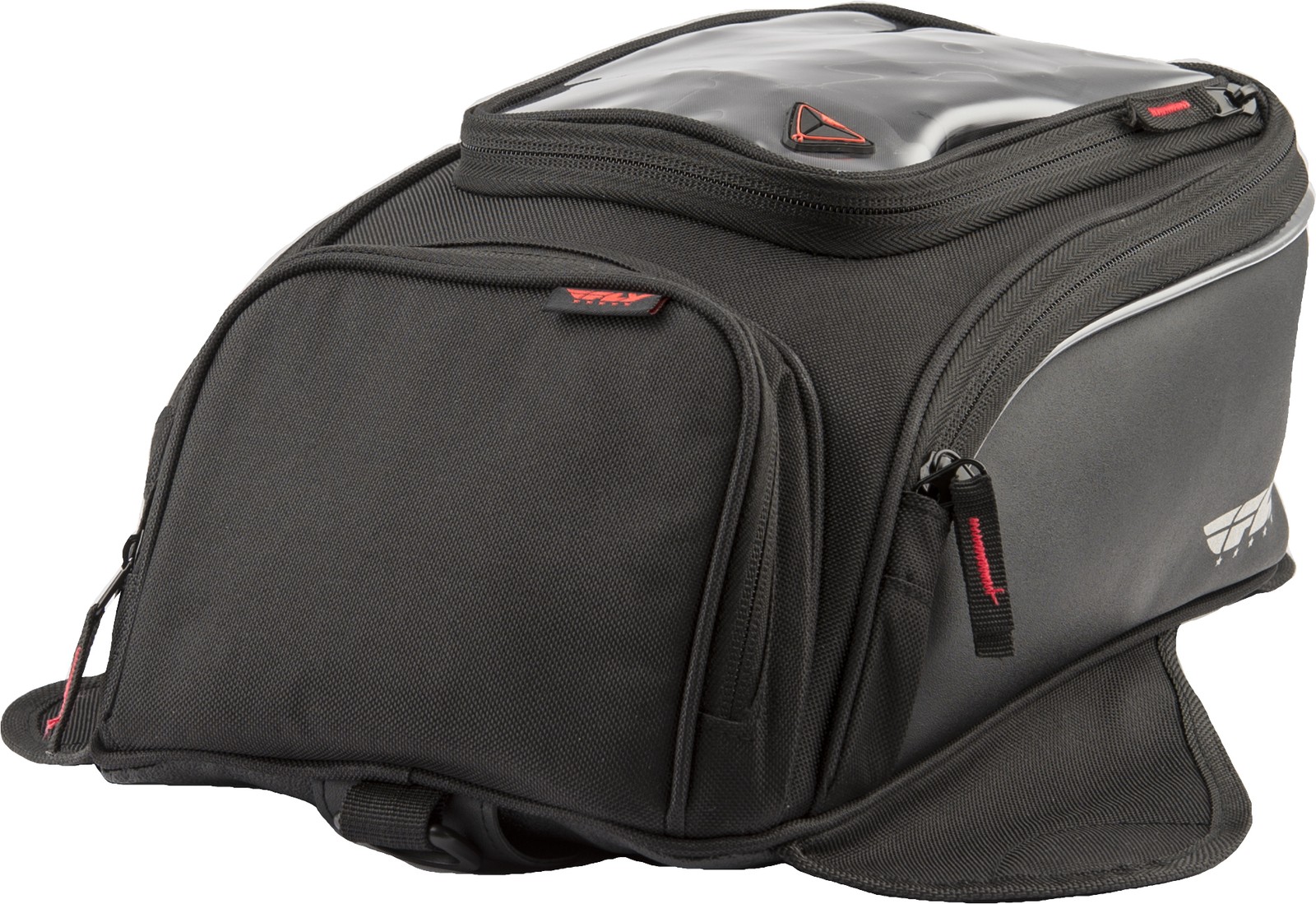 Fly Racing Small Tank Bag Black 7.5L Magnetic/Strap Mount