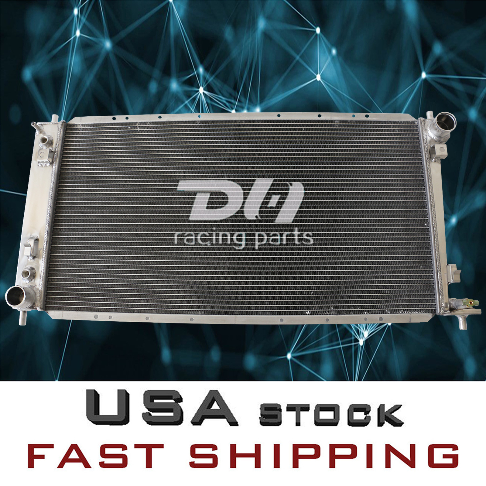 #2257 Aluminum 4Row Radiator For Ford F-Series Expedition 4.2/4.6/5.4L 1999-2004