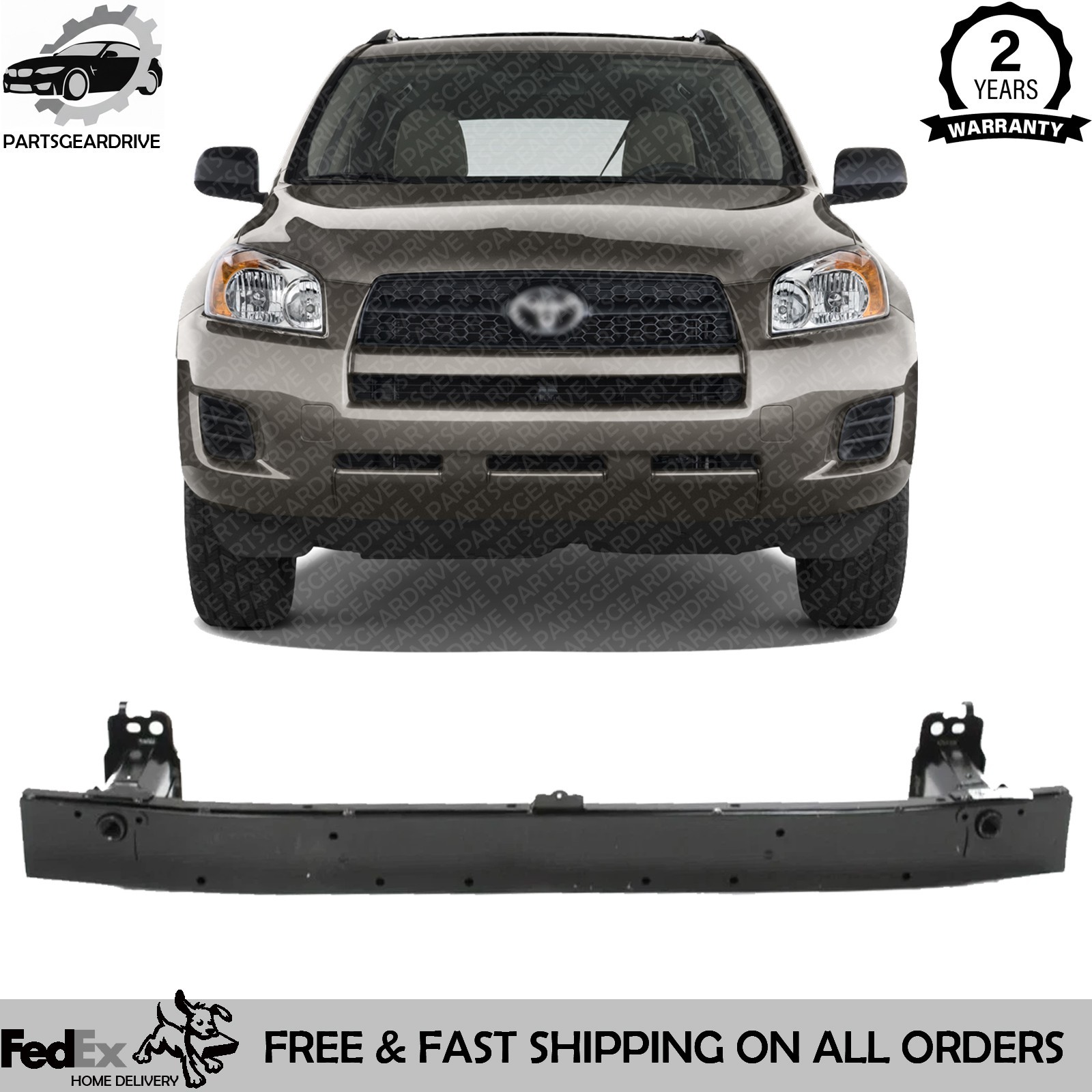 NEW Front Bumper Reinforcement Steel For 2006-2012 Toyota RAV4 TO1006208 NEW Front Bumper Reinforcement Steel For 2006-2012 Toyota RAV4 TO1006208