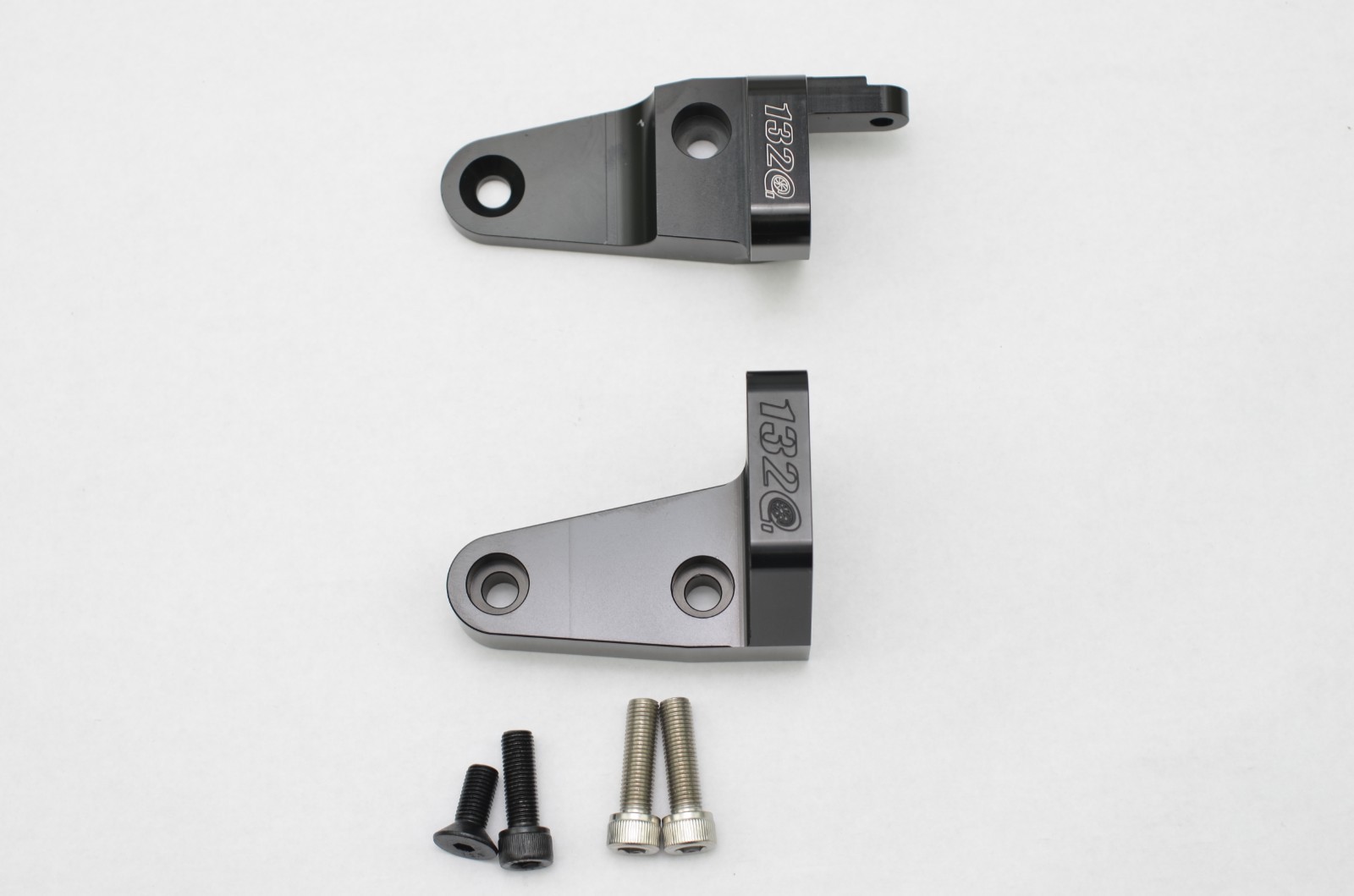 1320 upper & Lower Black Billet Power Steering Bracket B16 b18c1 b18c5 lsv b20v