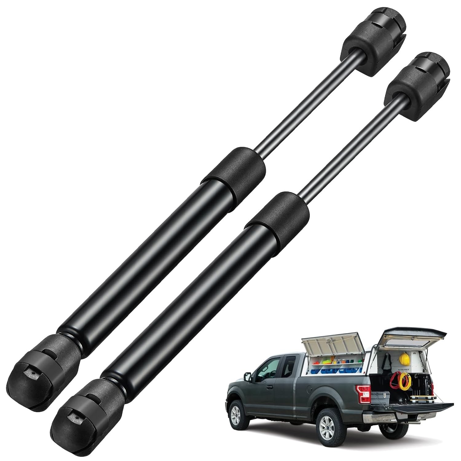 Qty2 Universal Lift Supports Shock Gas Struts Extended Length 9.84