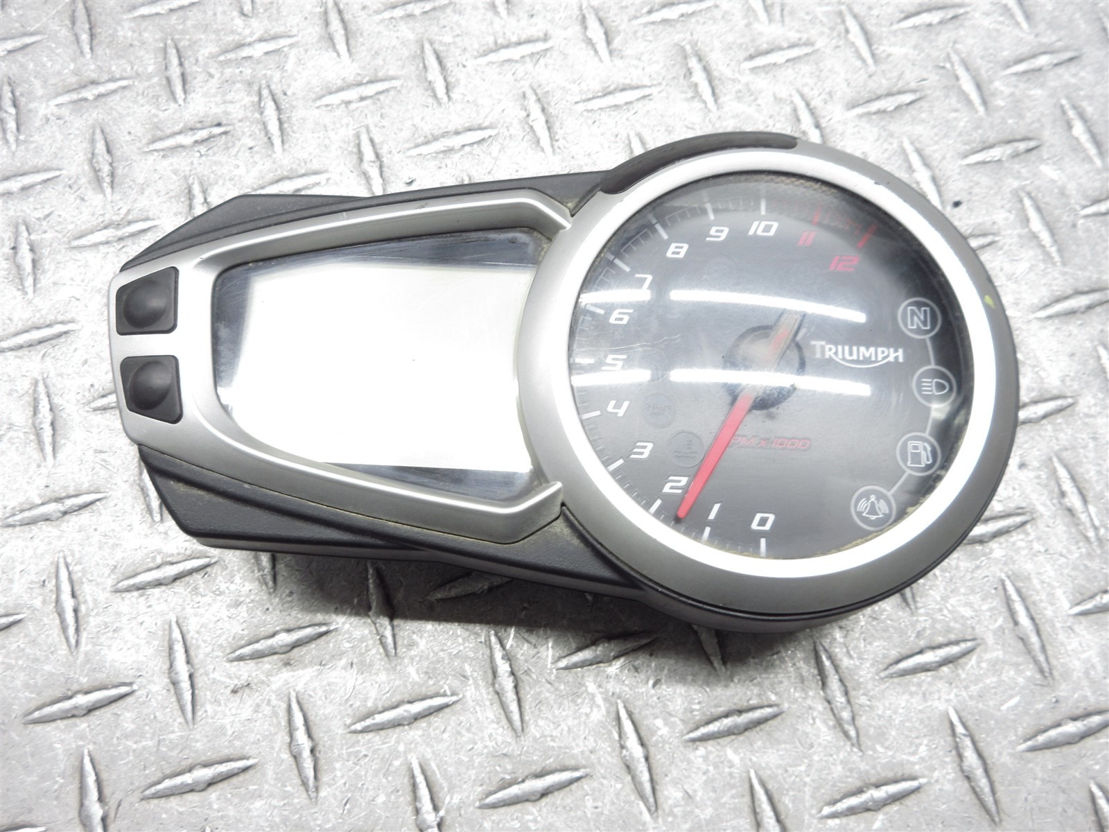 2012 08-12 Triumph 1050 Speed Triple R Speedometer Tach Meter Gauge Cluster OEM