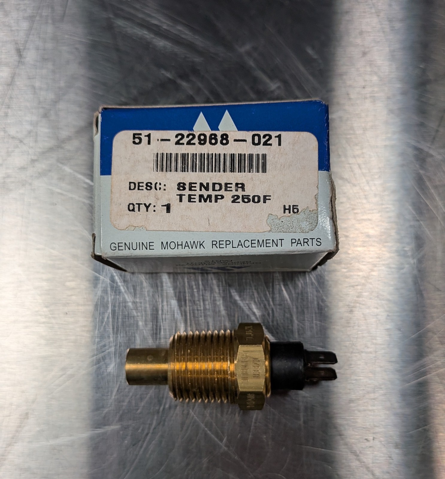 VDO Temperature Sender 805/1/4 120°C 250°F Mohawk 51-22968-021 NOS