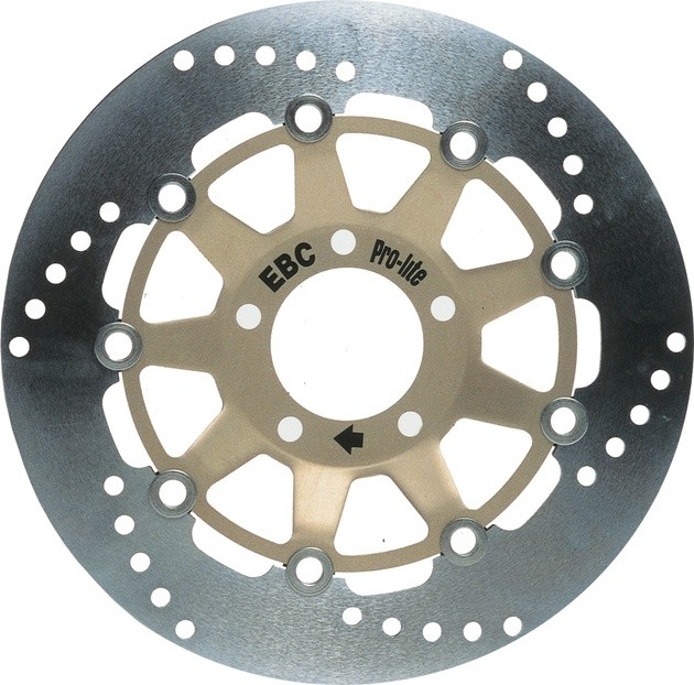 EBC Rear Brake Rotor for Yamaha YZF-600 YZF-R6 99-02 &YZF-R1 2002-2003