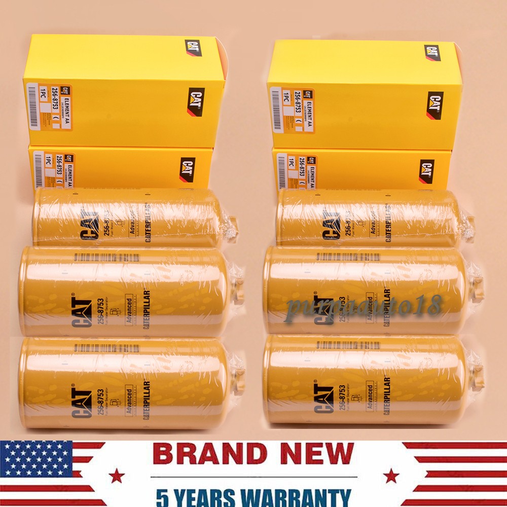 6 Pack Caterpillar 2568753 256-8753 FUEL WATER SEPARATOR High Efficiency 6 Pack Caterpillar 2568753 256-8753 FUEL WATER SEPARATOR High Efficiency