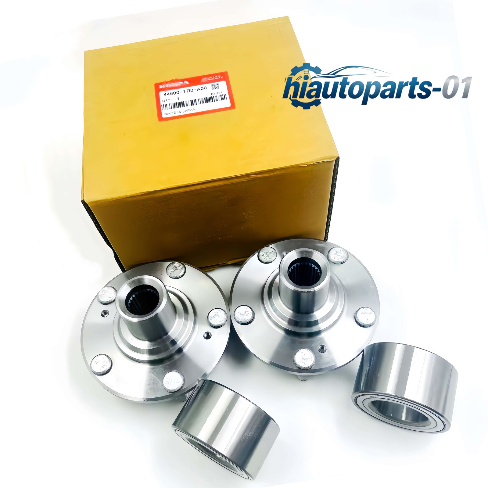 OEM New 2 Front Wheel Hub Bearing Kits For 2012-2015 Honda Civic DX EX 1.8L 1.5L