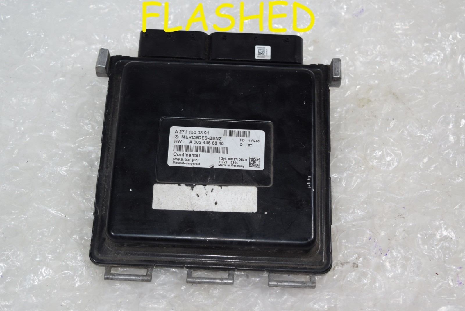 12-14 Mercedes C250 Coupe W204 ECU ECM ENGINE COMPUTER Module 2711500391 Flashed