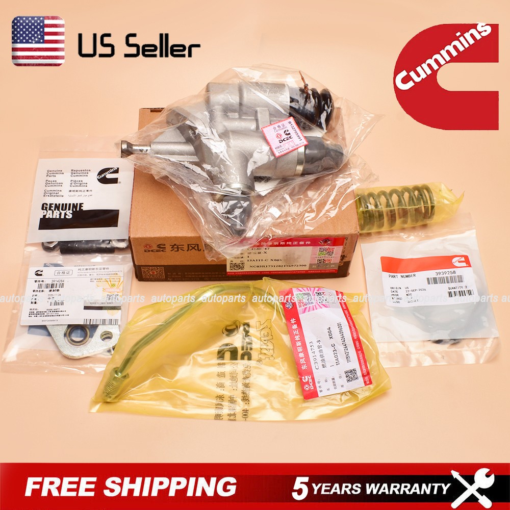 HVLP Fuel Pump Kit For 1st Gen Dodge Cummins VE 89-93 Genuine DCEC 30mm 15-16PSI