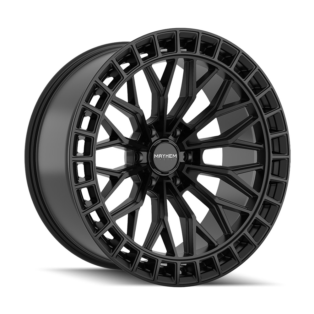 MAYHEM 8120 Horizon Rim 18X9 6X139.7 Offset 18 Gloss Black (Quantity of 1)