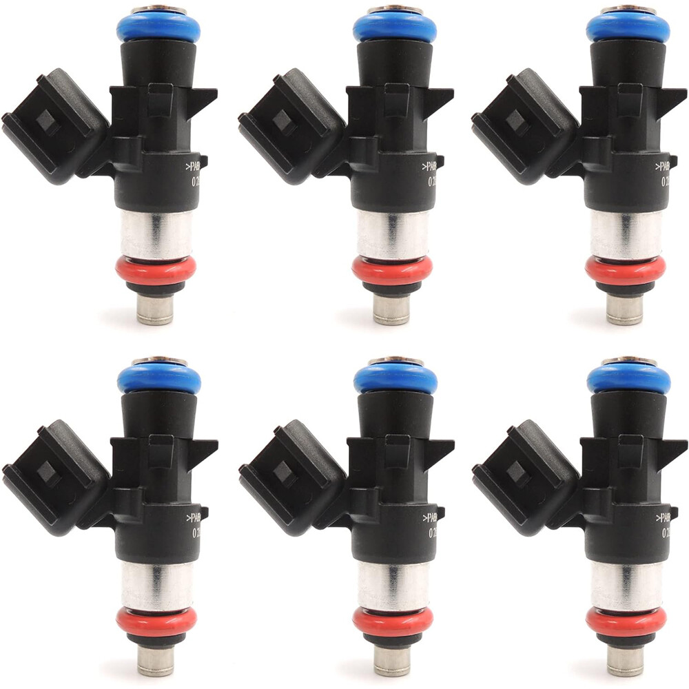 6pcs Fuel Injectors 5184085AC For Chrysler Dodge Ram Jeep 3.6L 0280158233